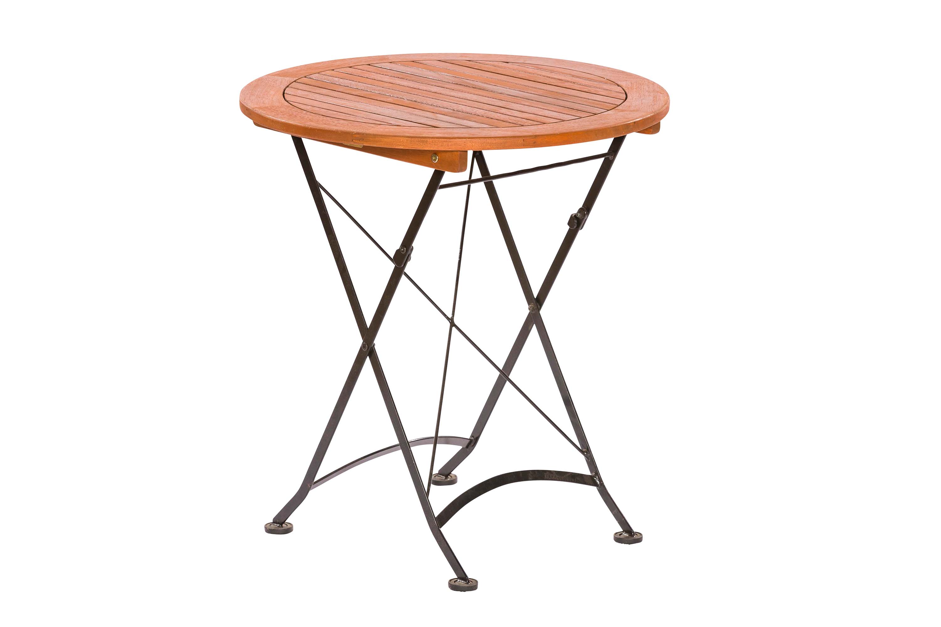 Schlossgarten Set 3tlg., 2 Klappstühle, Tisch rund Ø 70 cm