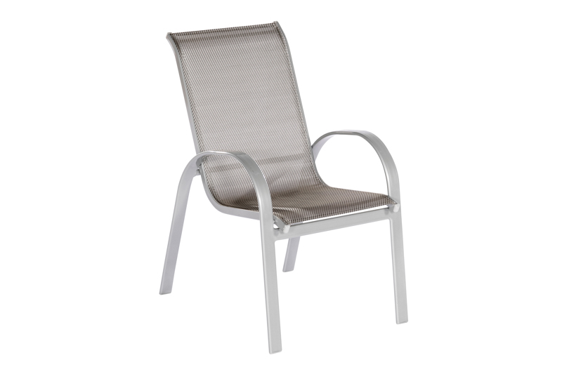 Amalfi-Stapelsessel-26310-330-NBiabIvR8b8LnQ5 Amalfi Set 5 tlg., 4 Stapelsessel, Auszietisch 160 (220) x 90 cm, diamantbraun
