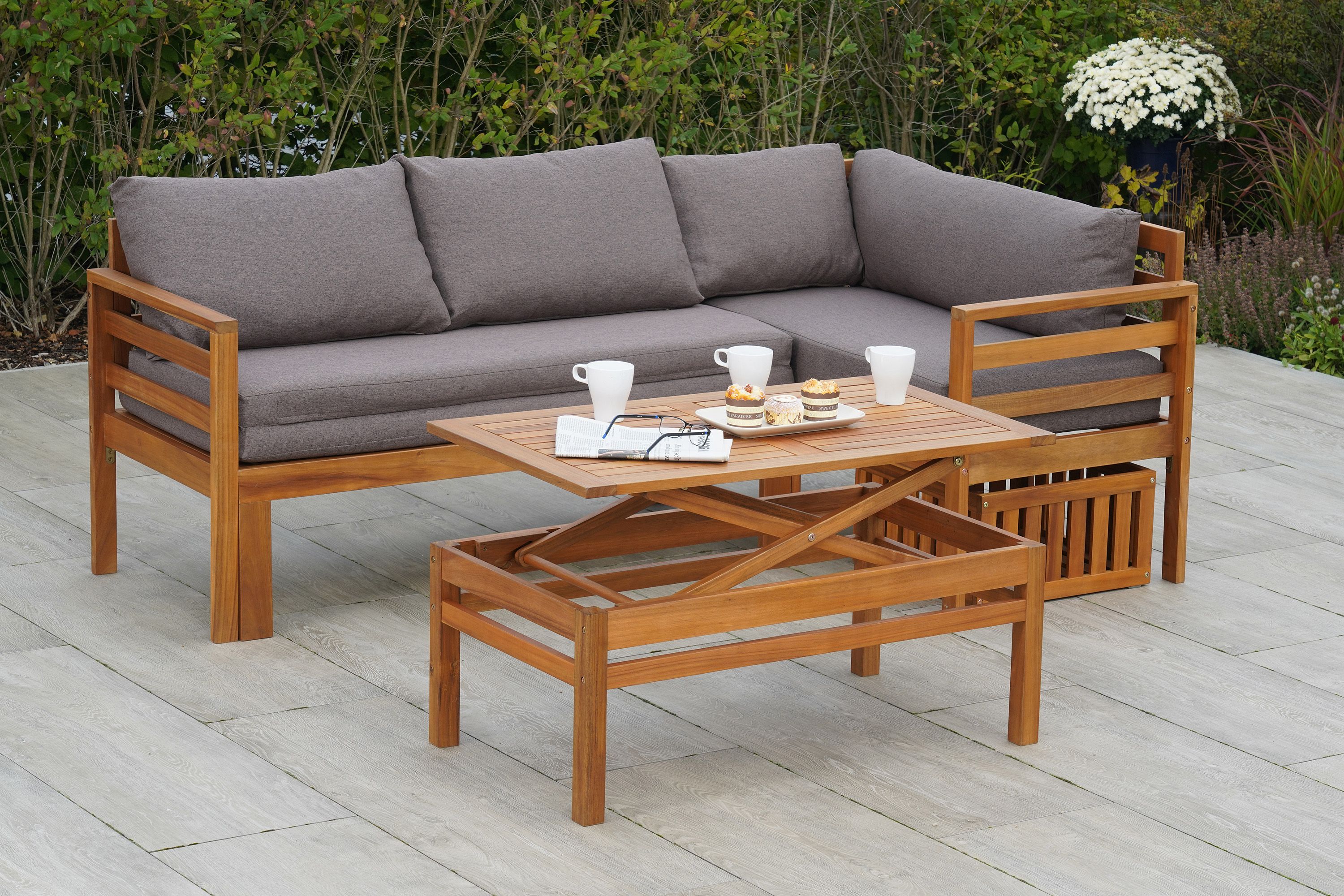 Brasilia Balkonset, inkl. Kissen