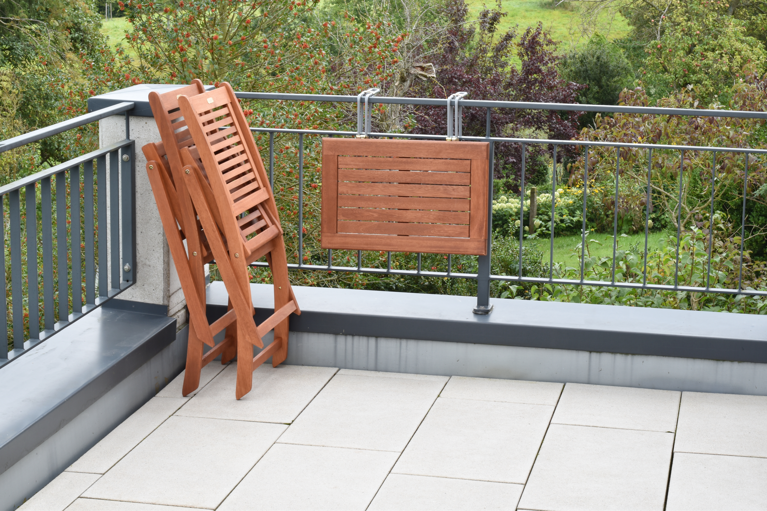 Cordoba Set 3tlg., 2 Klappstühle. Tisch 60 x 40 cm