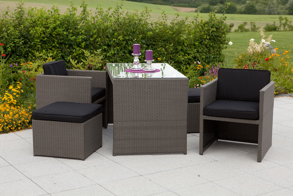 Merano-Set-11tlg-grau-natur-28318-209-BJ-3 Merano Balkonset, 11tlg., Tisch 69 x 127 cm, inkl. Kissen
