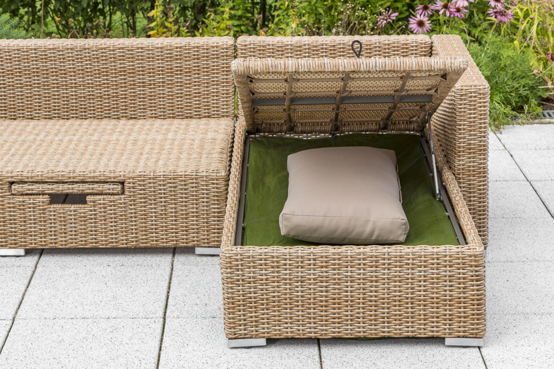 Veneto-Bank-28510-256-NB-4 Veneto Set, 2tlg., Tisch 72 x 72 cm