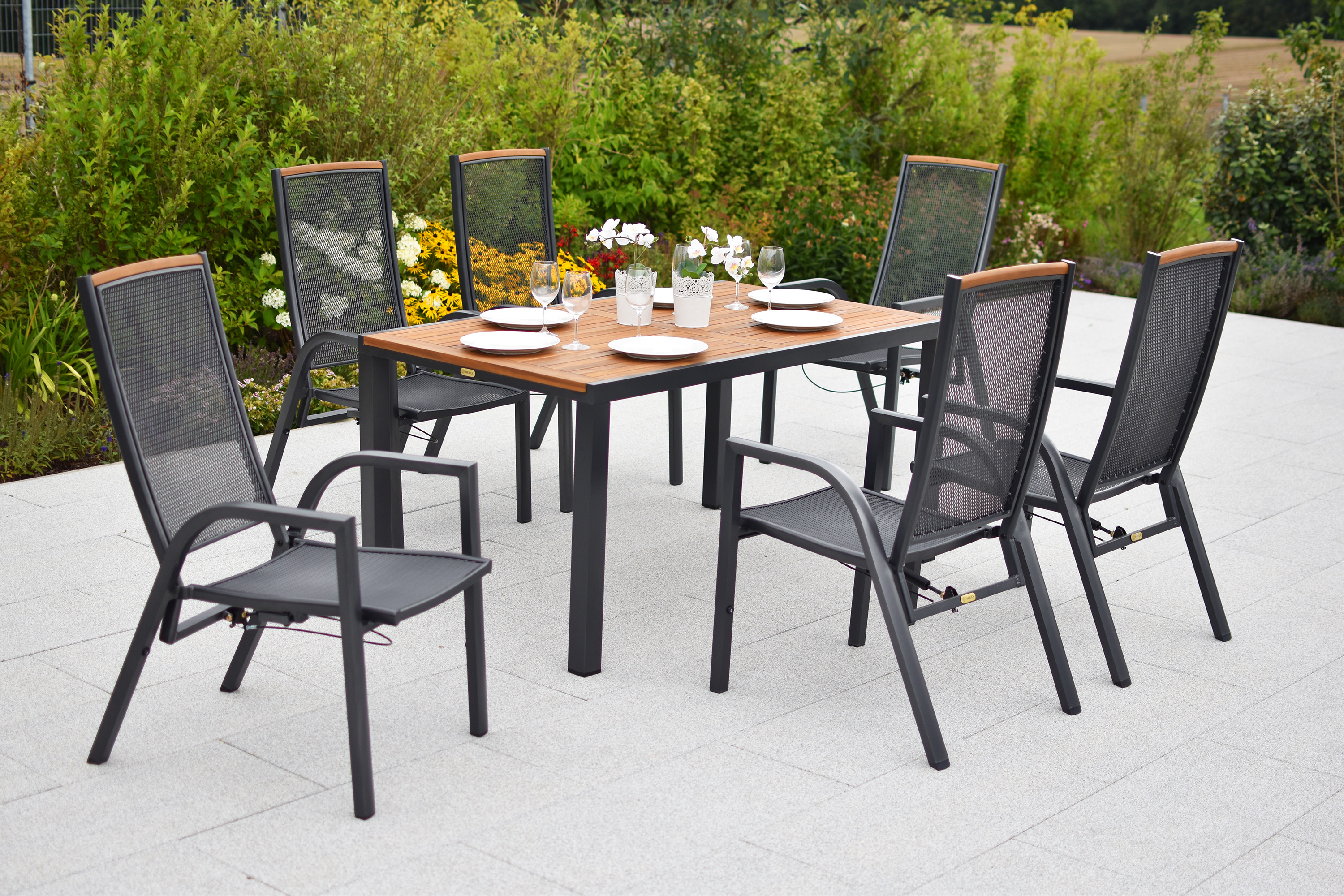 Tilos Set, 7tlg., Tisch, 150 x 90 cm