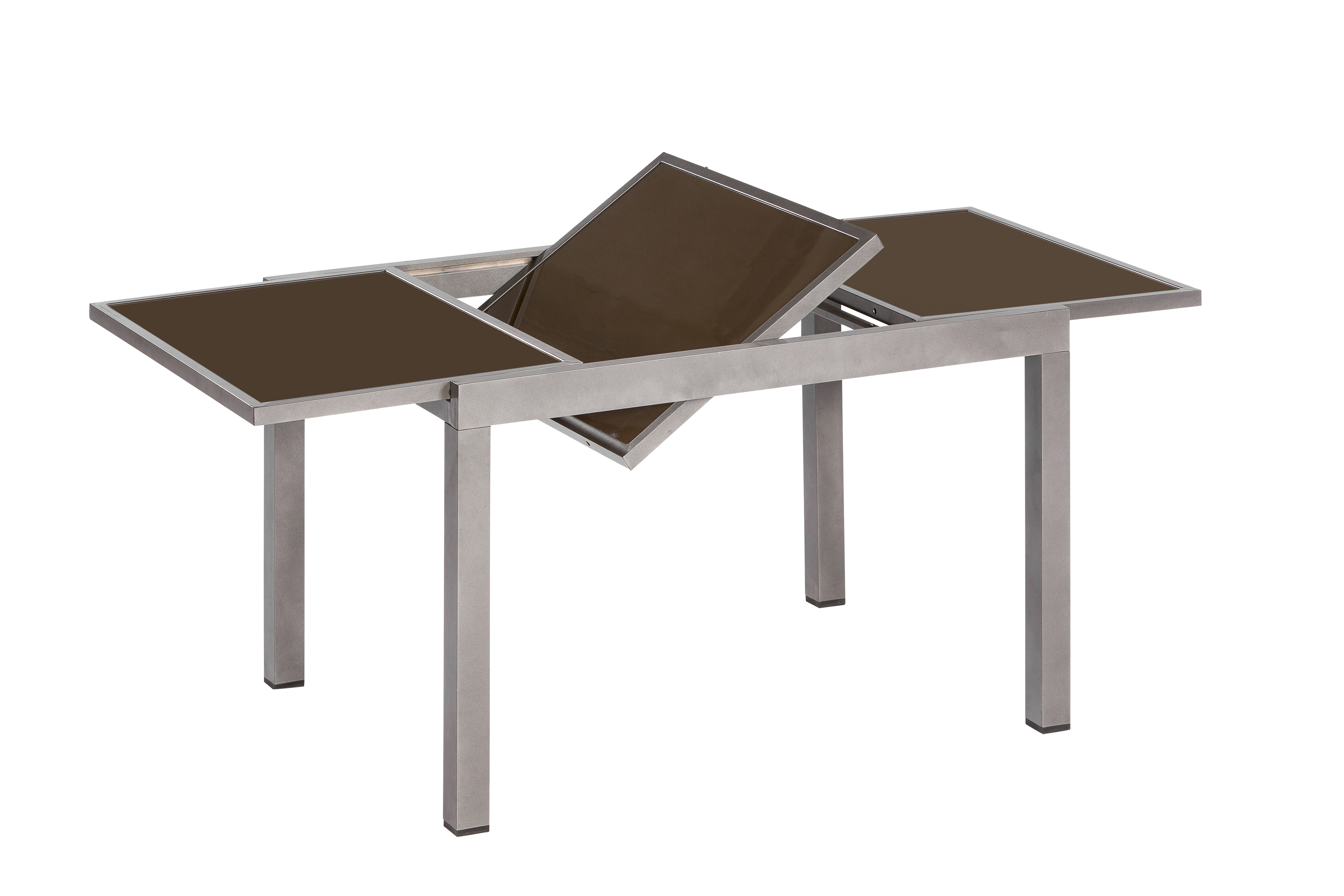 Vicenza Set 7tlg., 6 Klappsessel, Ausziehtisch 180 (240) x 100 cm Vicenza Set 7tlg., 6 Klappsessel, Ausziehtisch 180 (240) x 100 cm