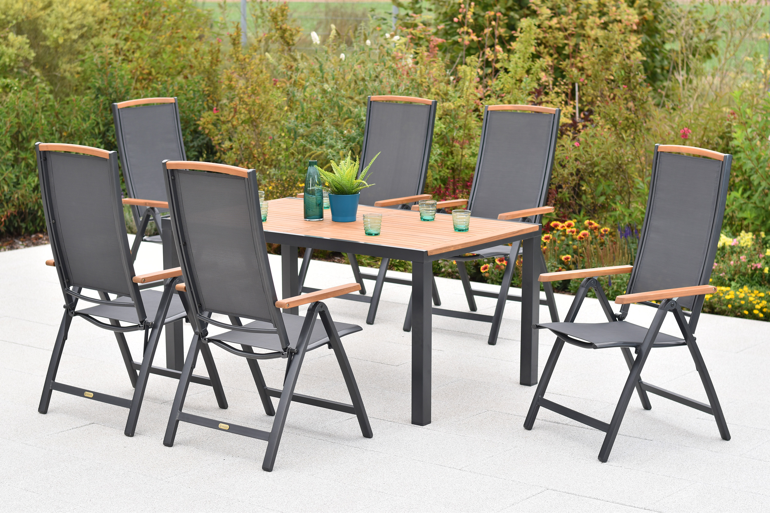 Siena Set, 7tlg., Tisch 150 x 90 cm Siena Set, 7tlg., Tisch 150 x 90 cm