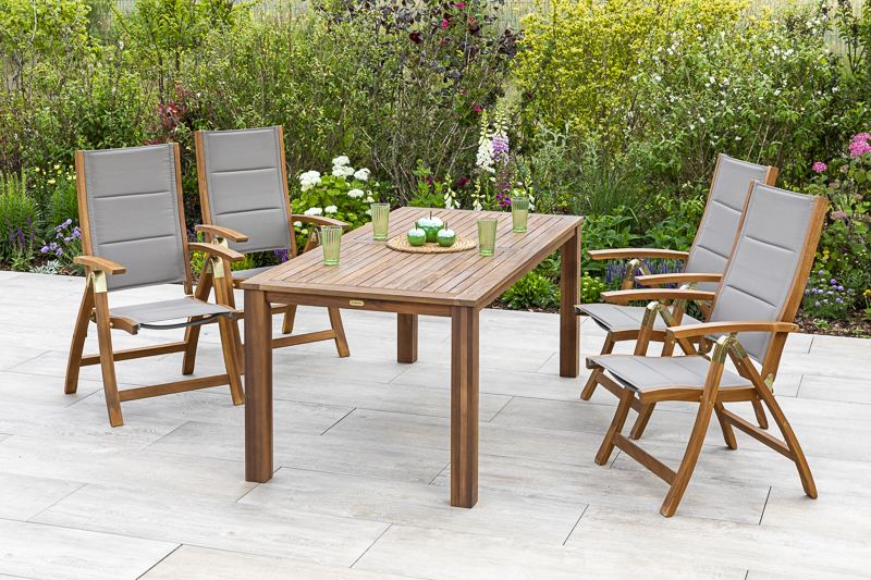 Acapulco Set, 5tlg., Tisch 185 x 90 cm Acapulco Set, 5tlg., Tisch 185 x 90 cm