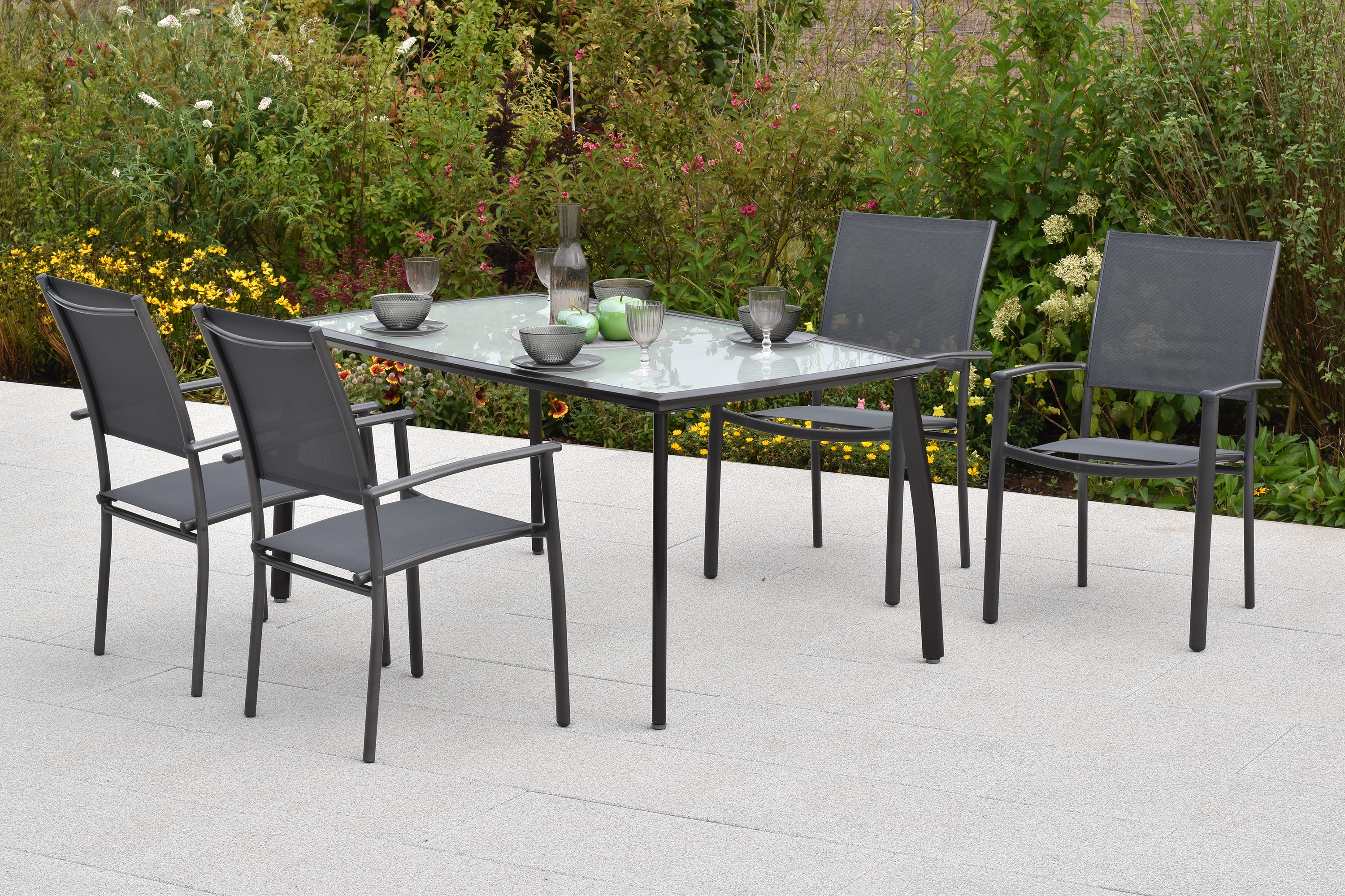 Milano Set, 5tlg., Tisch 150 x 90 cm Milano Set, 5tlg., Tisch 150 x 90 cm