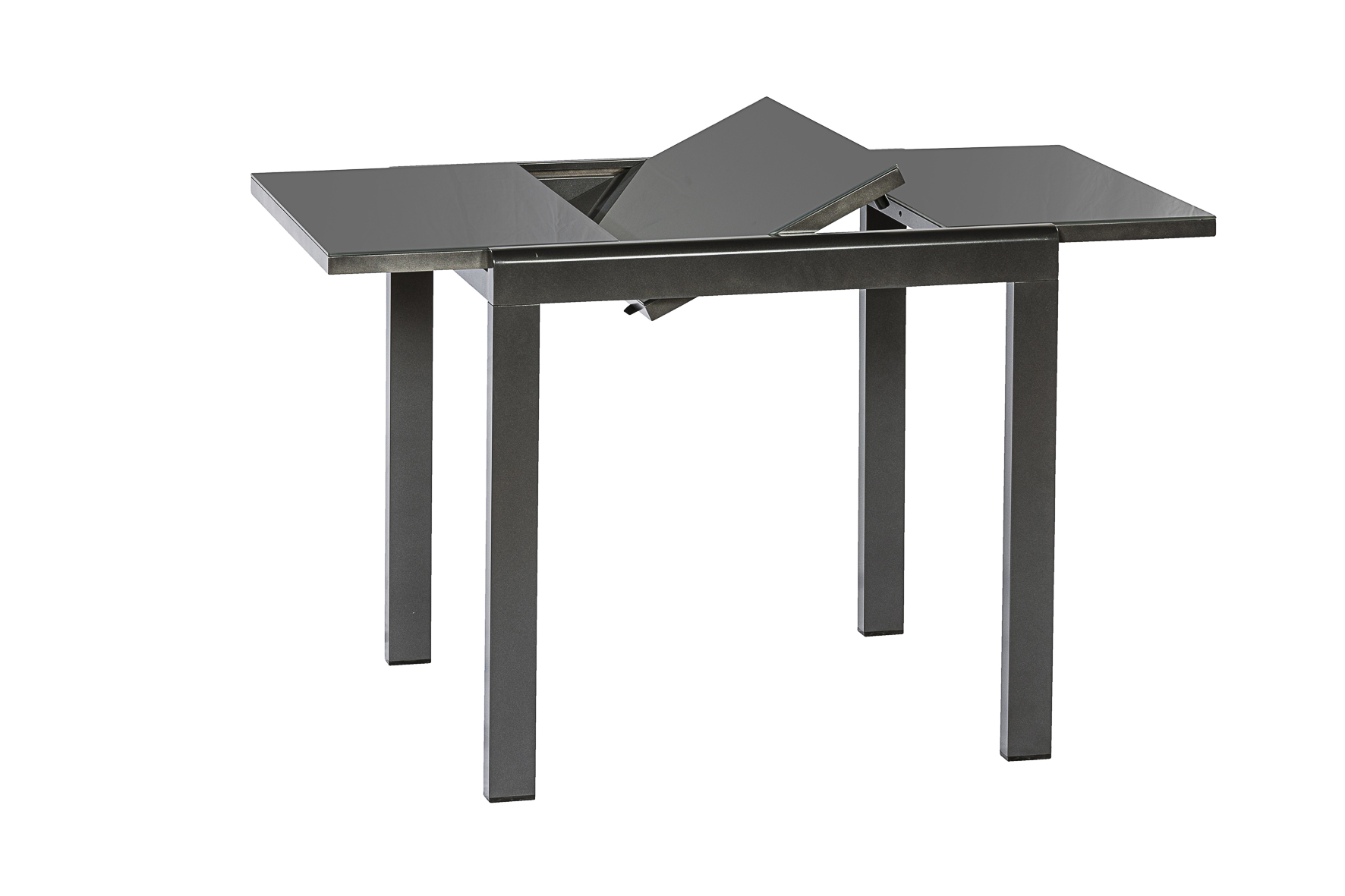 Balkonausziehtisch, 65/130 x 70 cm, graphit