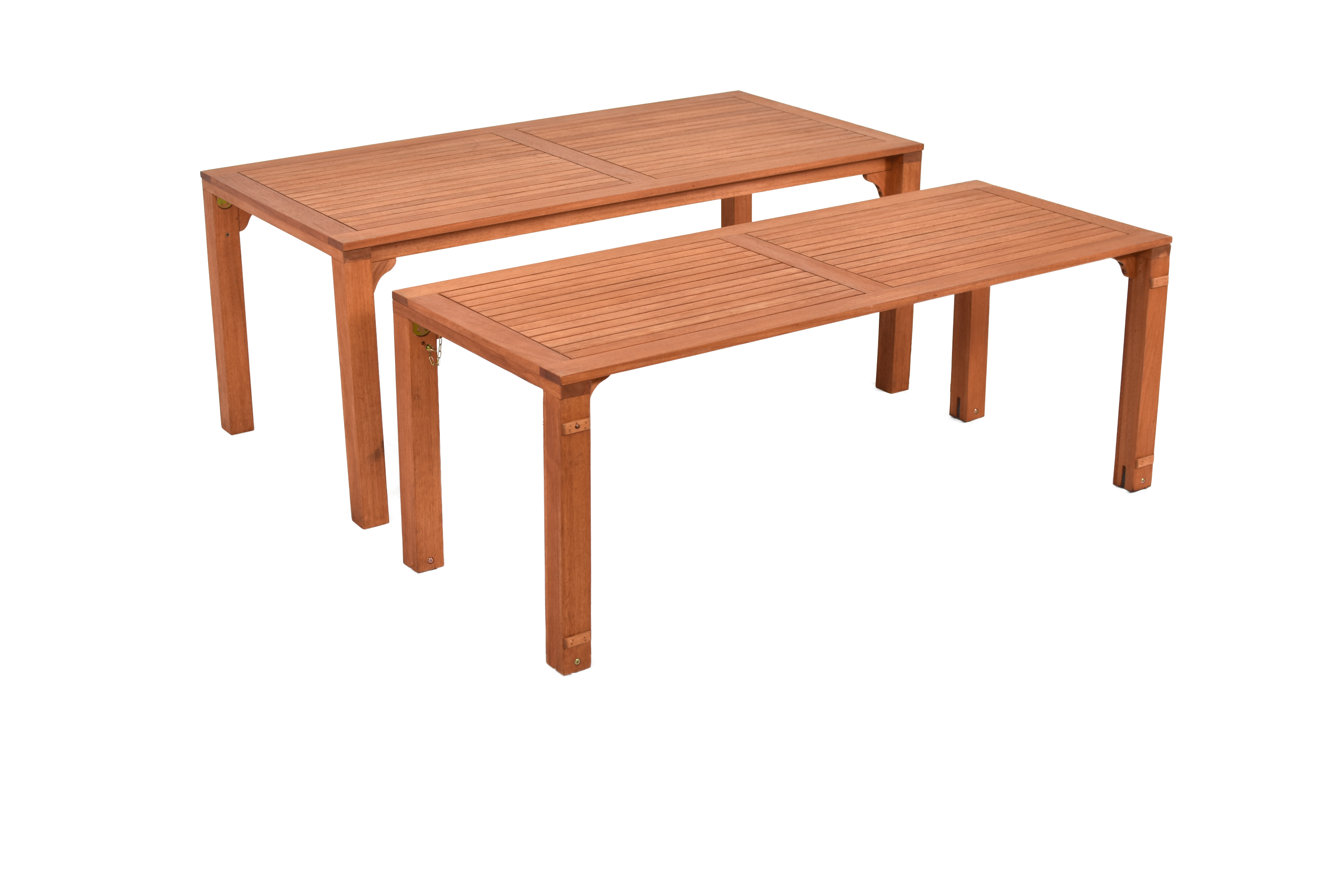Comodoro Set, 7tlg., 6 Klappsessel, Ausziehtisch 185/370 x 90/73 cm