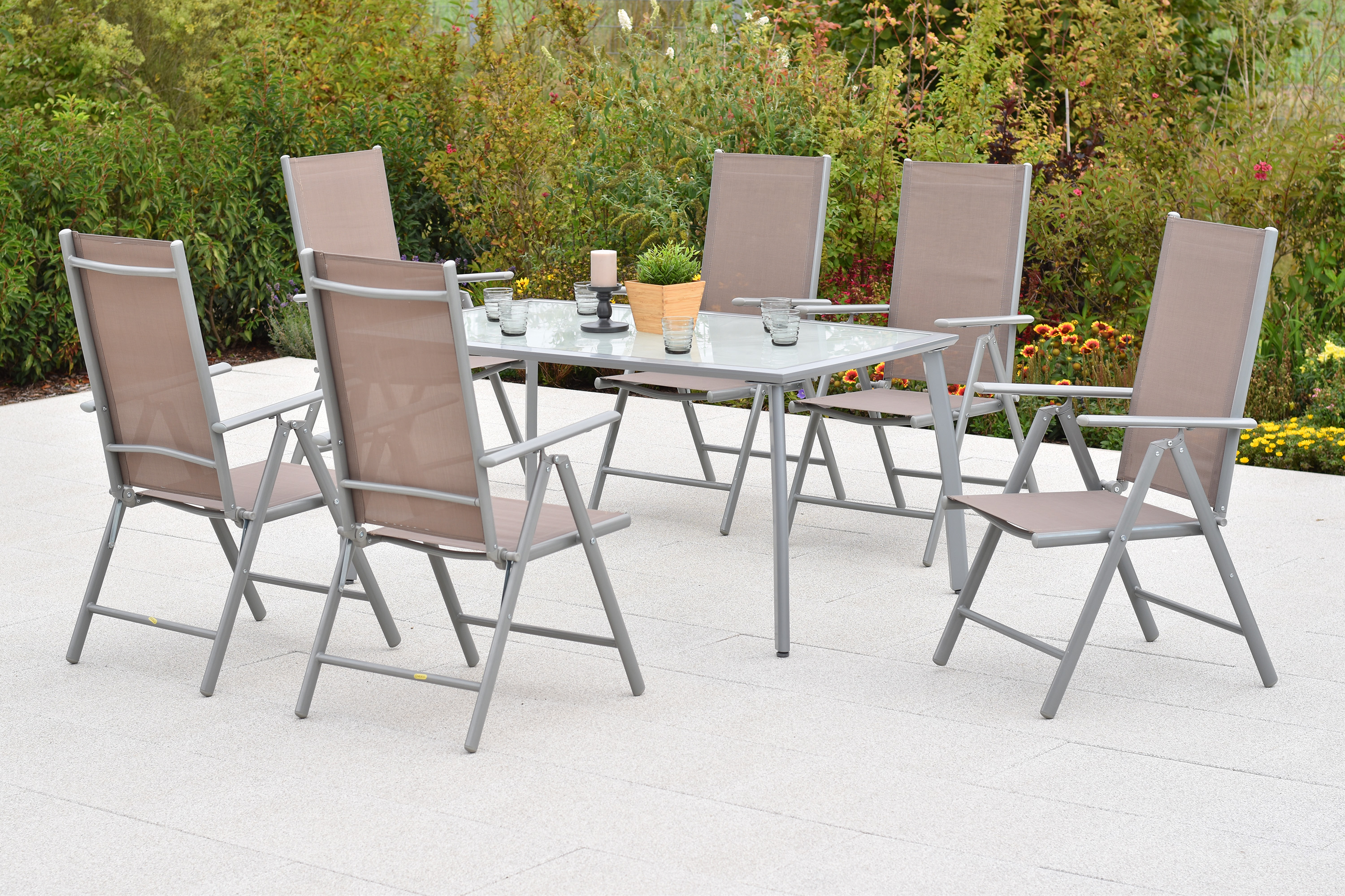 Amalfi Set, 7tlg., Tisch 150 x 90 cm Amalfi Set, 7tlg., Tisch 150 x 90 cm