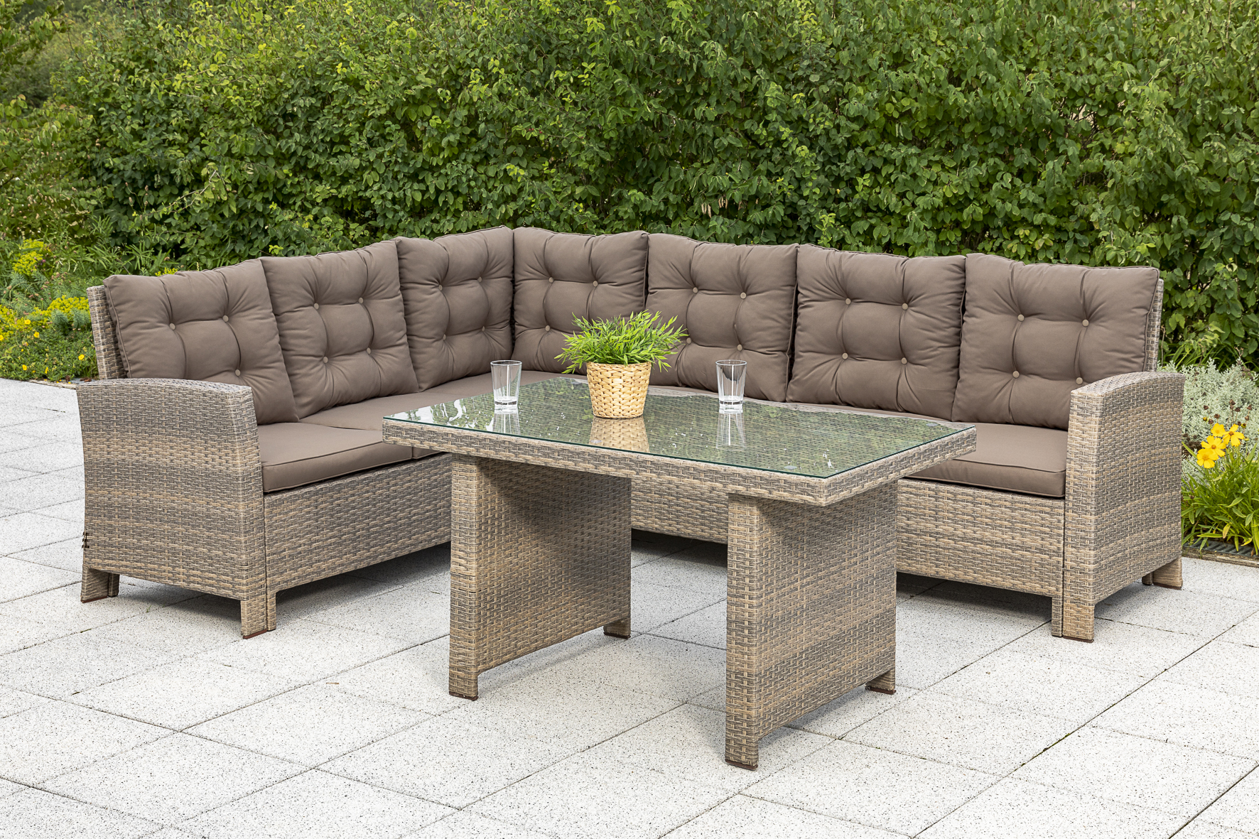 50466-258-2 Salerno Set Tisch 120 x 70 cm
