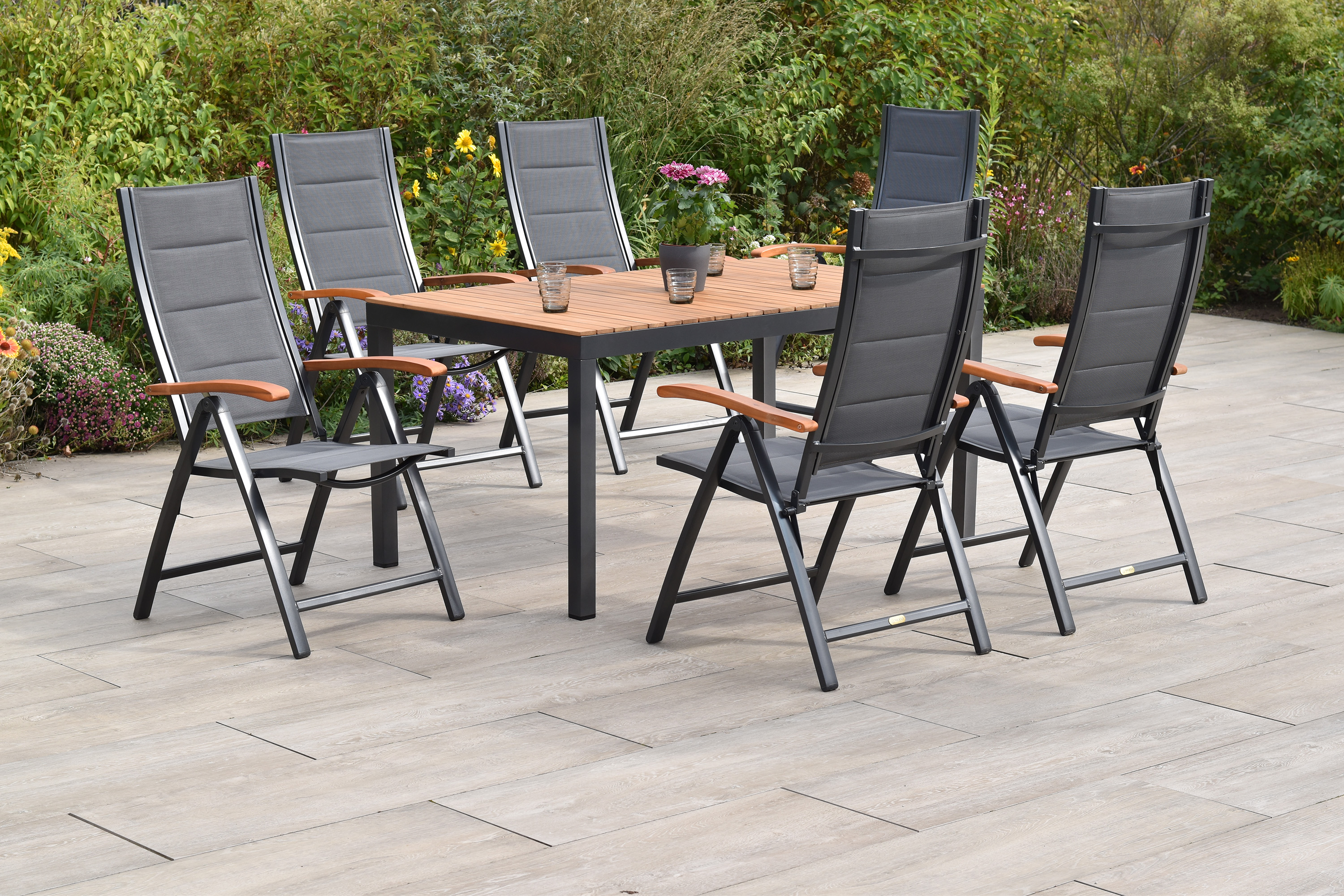 Paxos Set, 7tlg., Tisch 150 x 90 cm Paxos Set, 7tlg., Tisch 150 x 90 cm