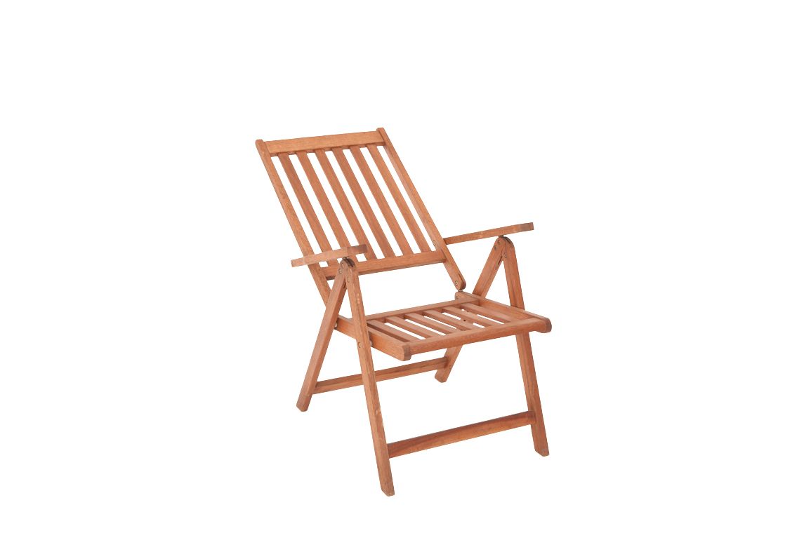 Vitoria Set, 5tlg., 4 Klappsessel, Klapptisch 135 x 85 cm