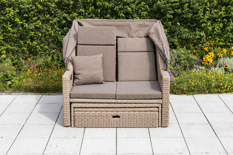 Rimini Bank Multifunktional, inkl. Abdeckhülle und Kissen