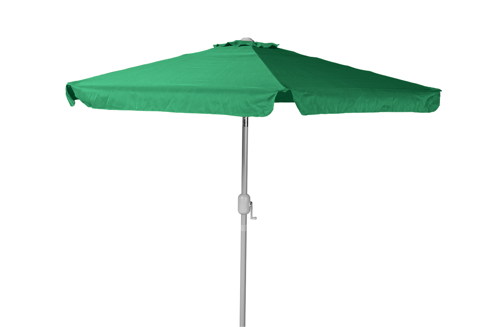 Schirm-rund-grun-3 Schirm Ø 230 cm, 38 mm Rohr, grün