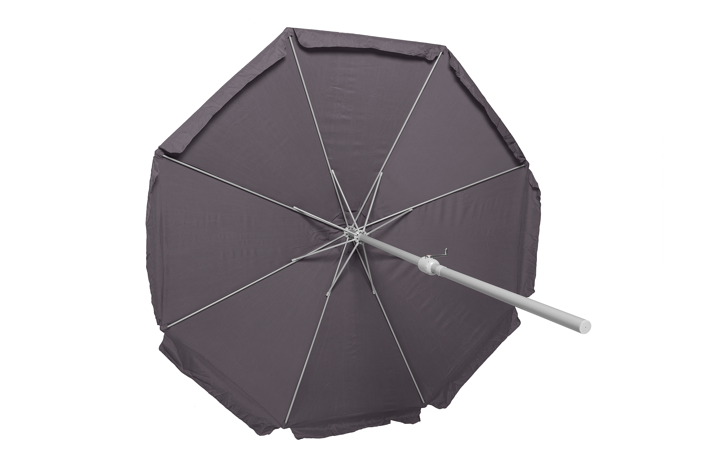 Marktschirm Ø 300 cm, grau