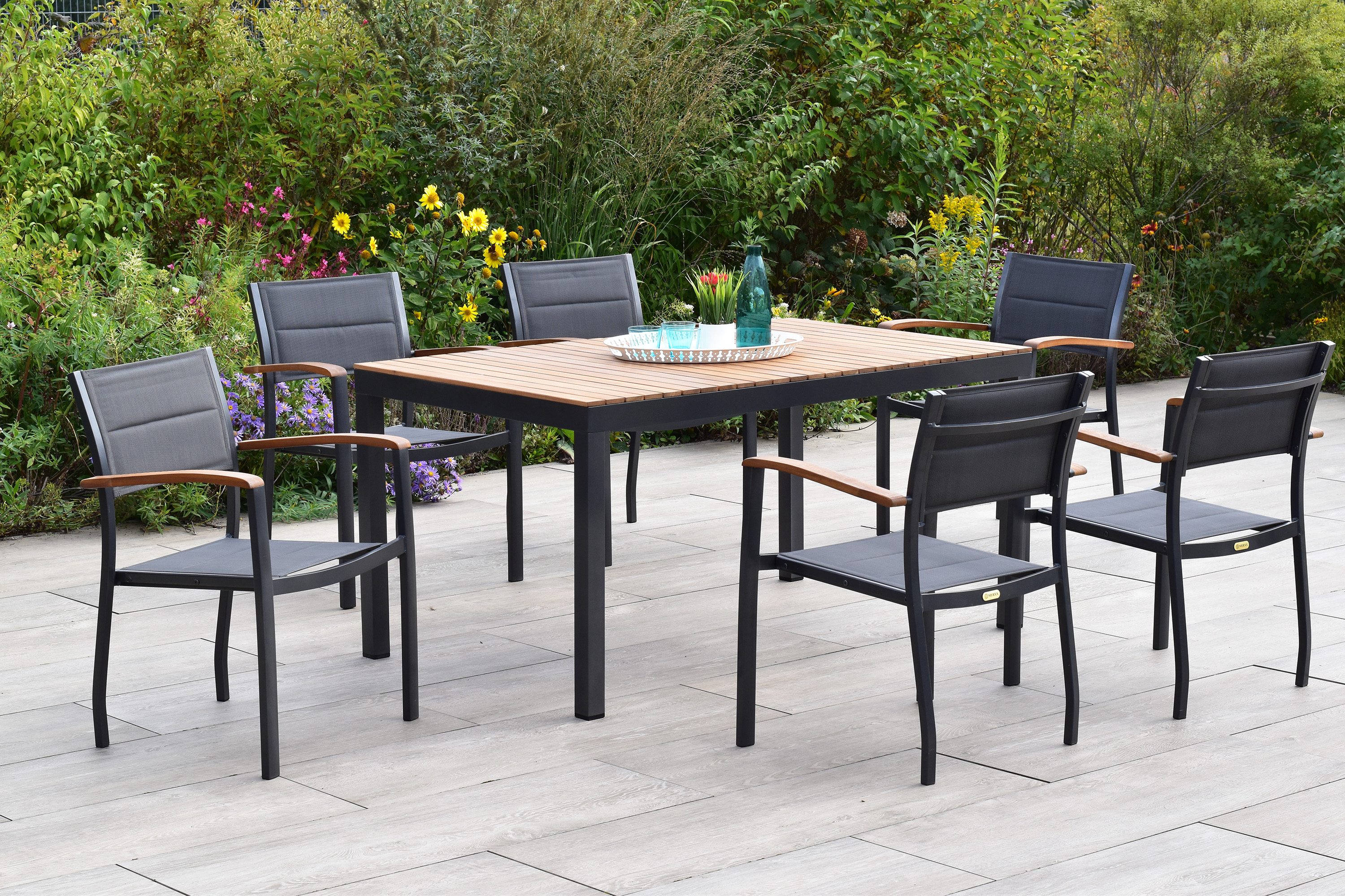 Paxos Set, 7tlg., Tisch 150 x 90 cm Paxos Set, 7tlg., Tisch 150 x 90 cm