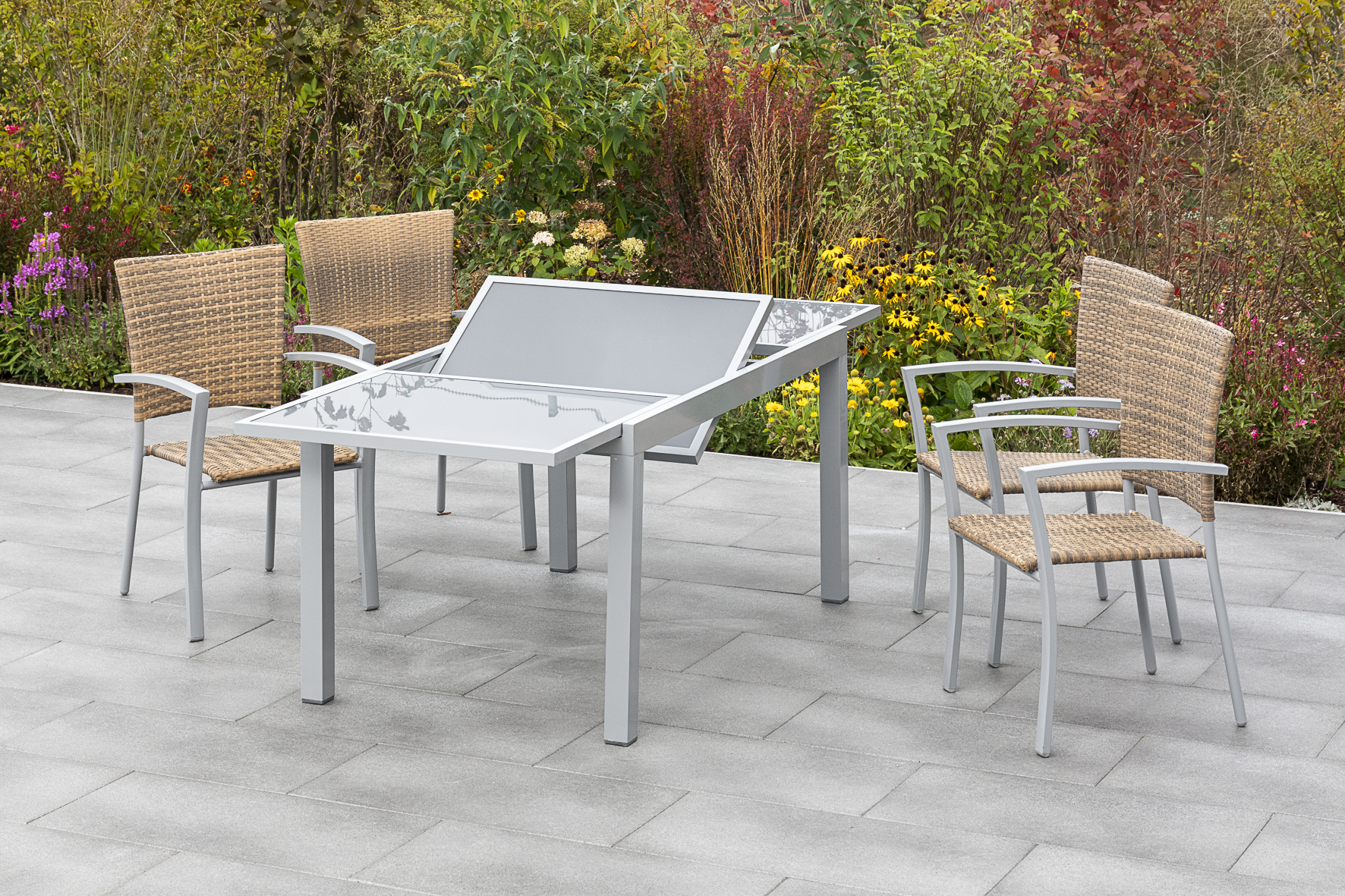 50389-228-2cD1j9bTT1ld8g Savona Set, 5tlg., Ausziehtisch 140/200 x 90 cm