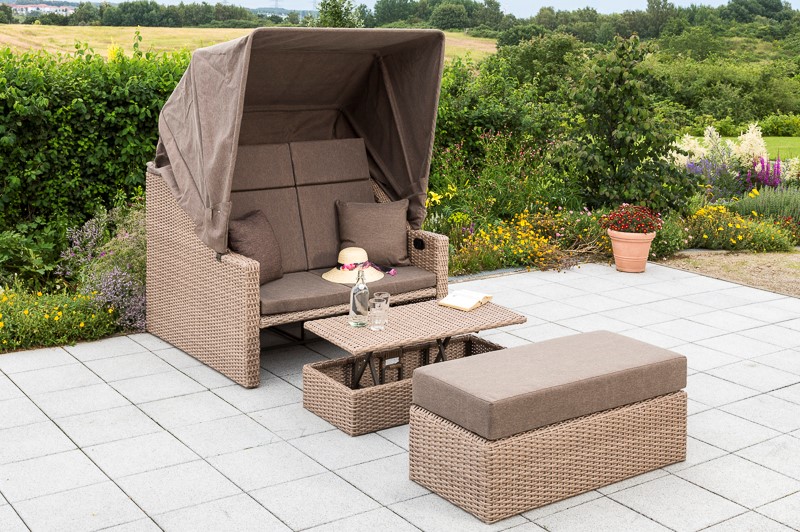 Rimini Bank Multifunktional, inkl. Abdeckhülle und Kissen