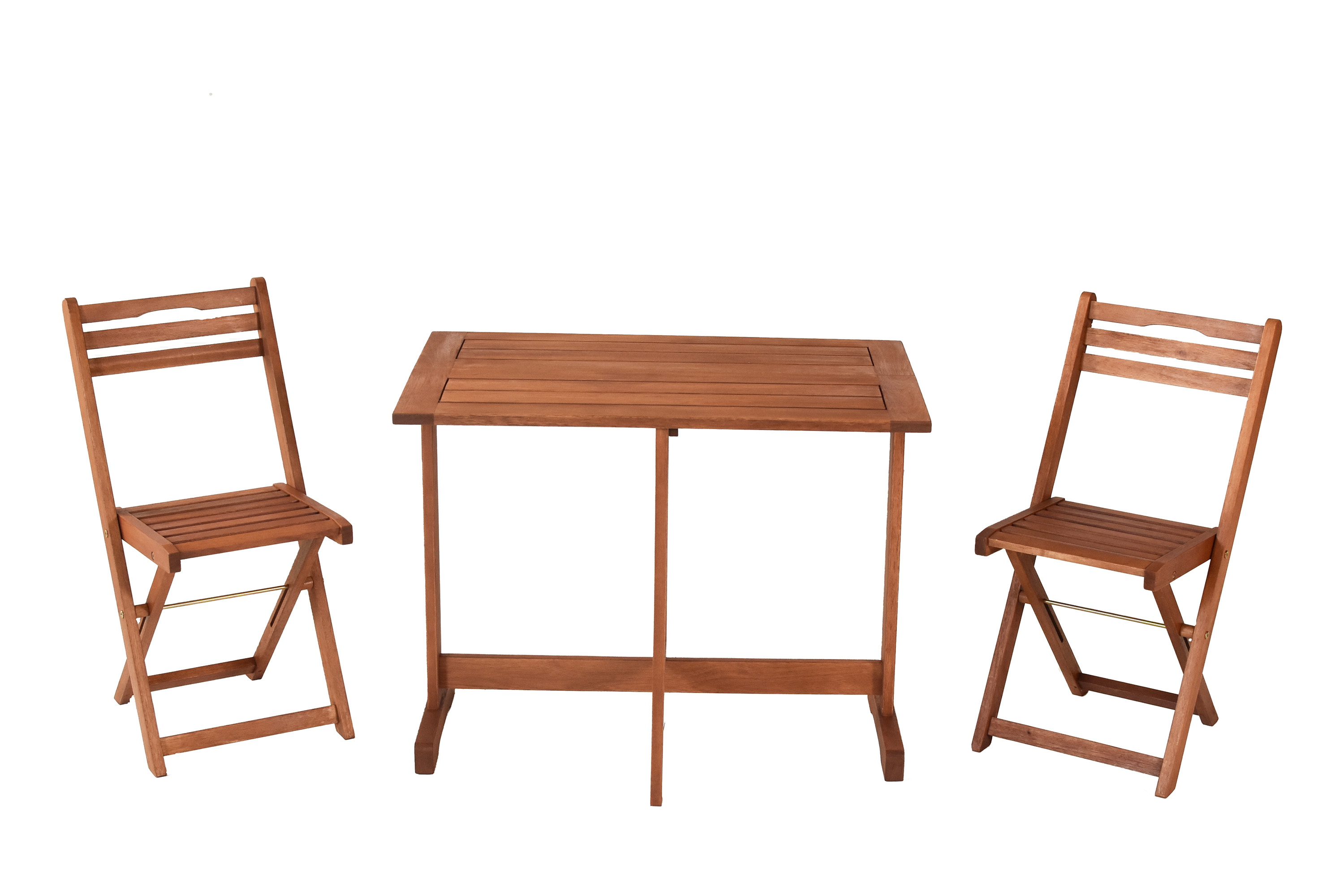 Porto Set 3tlg., 2 Klappstühle, Klapptisch 90 x 60 cm