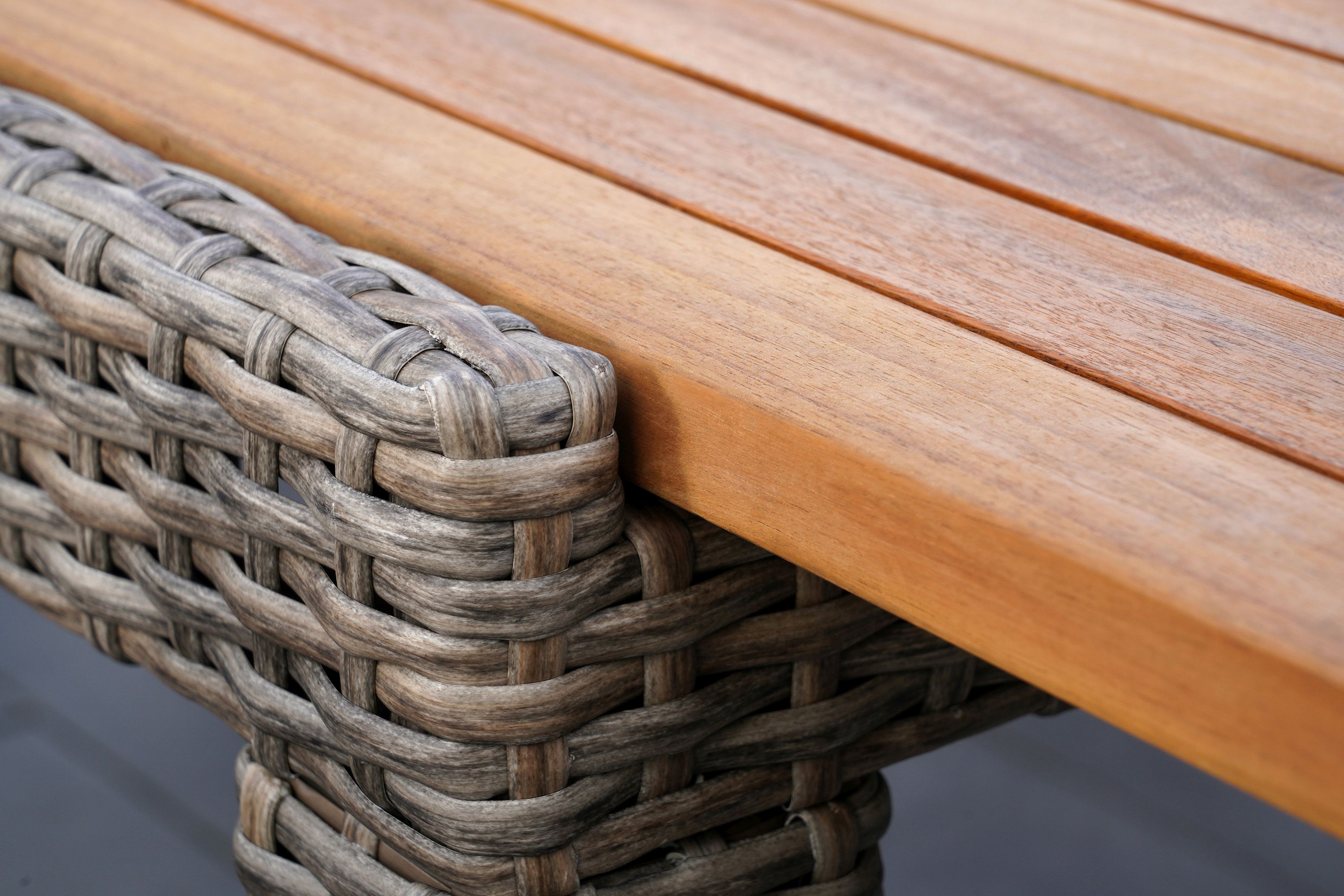 28390-277-4 Ausziehtisch, 180/240 x 100 cm, steinbeige/natur