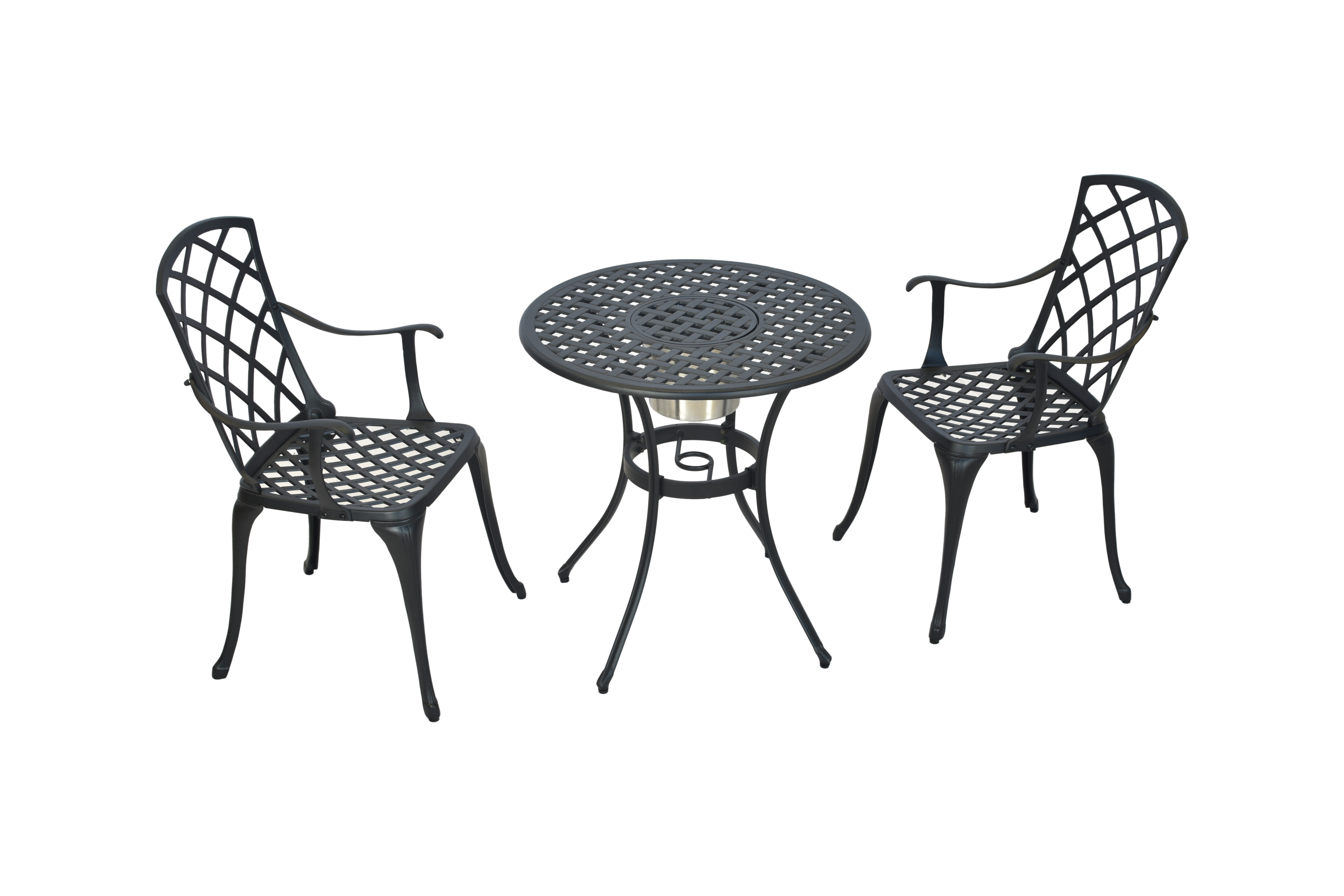 Rhodos Set 3tlg., 2 Sessel, Tisch rund Ø 70 cm Rhodos Set 3tlg., 2 Sessel, Tisch rund Ø 70 cm