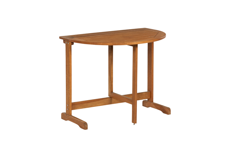 Klapptisch, halbrund, 90 x 60 cm Klapptisch, halbrund, 90 x 60 cm