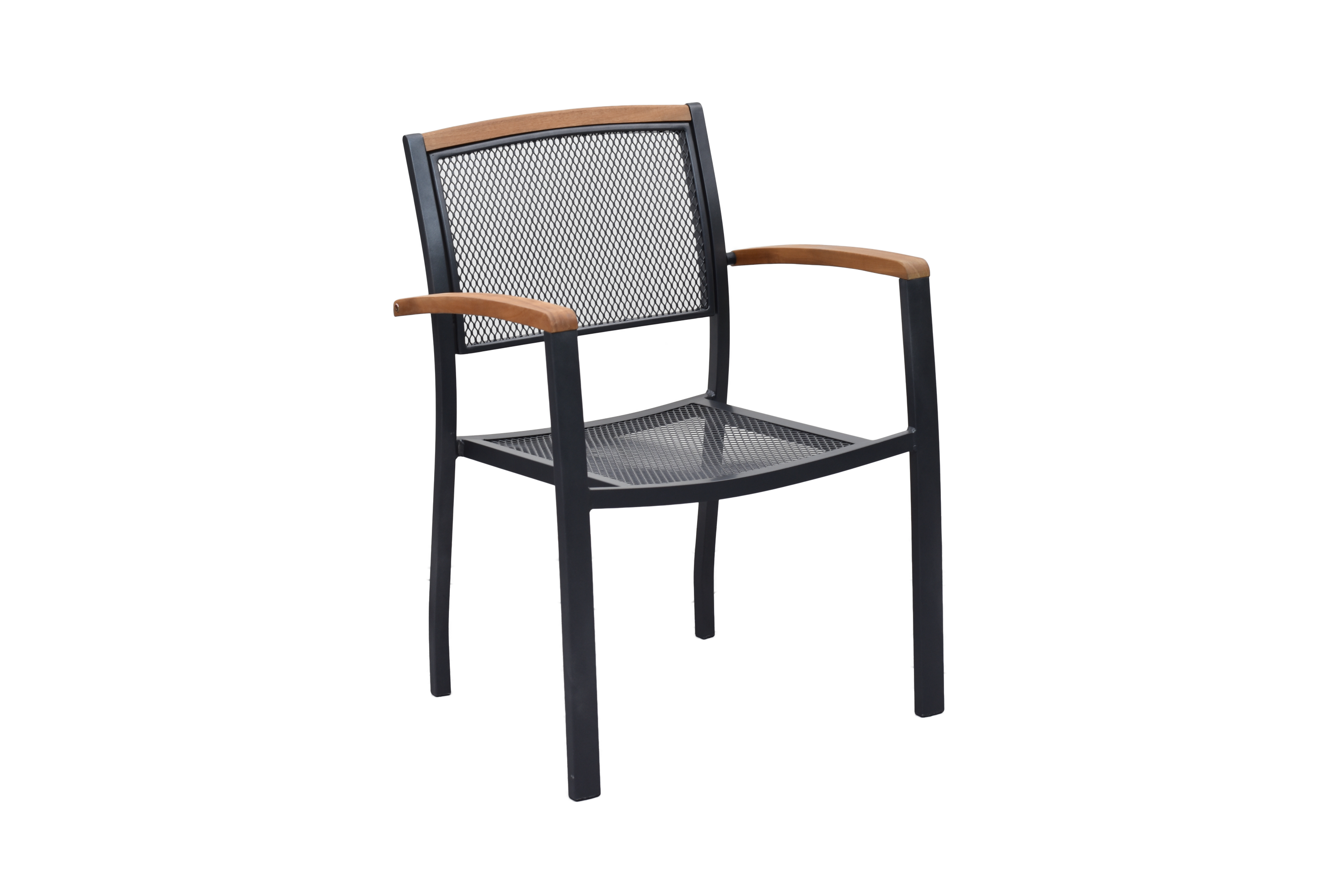 Tilos Set 7tlg., 6 Stapelsessel, Flex-Ausziehtisch 180 (300) x 100 cm