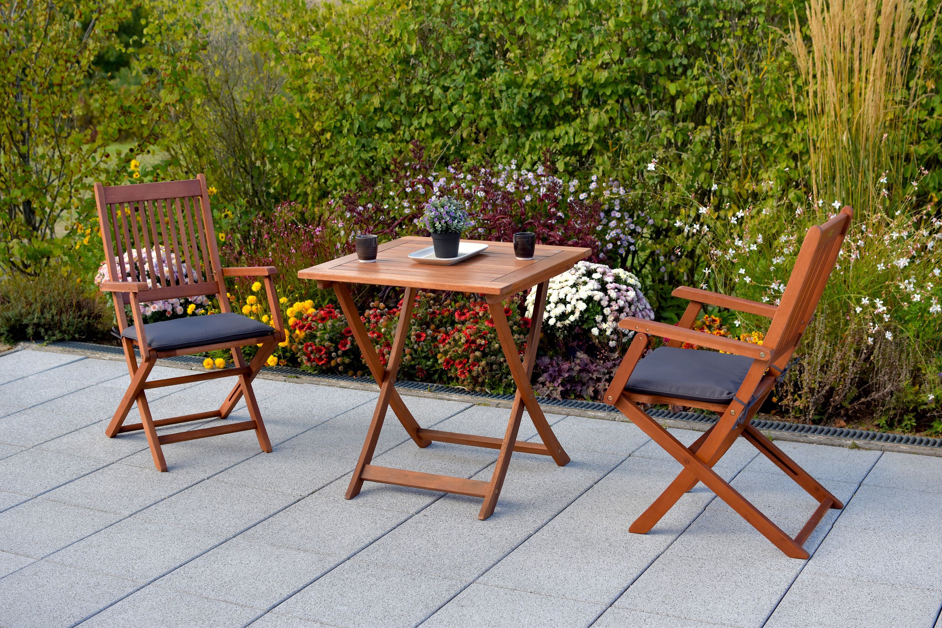 Kissen für Rio Klappsessel, grau