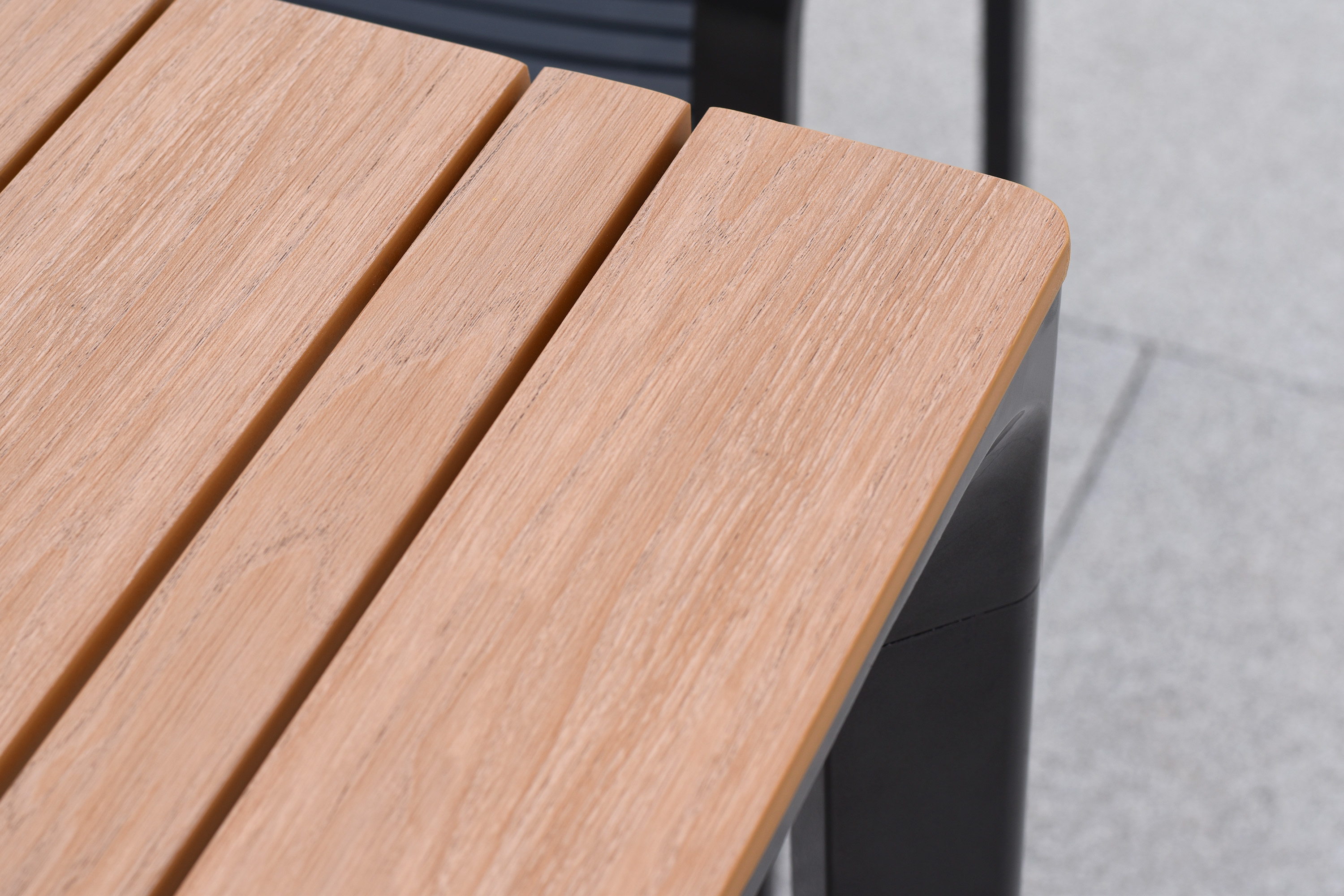 Paliano Set, 7tlg., Tisch 156 x 90 cm, Tischplatte aus Kunststoff in Holzoptik Paliano Set, 7tlg., Tisch 156 x 90 cm, Tischplatte aus Kunststoff in Holzoptik