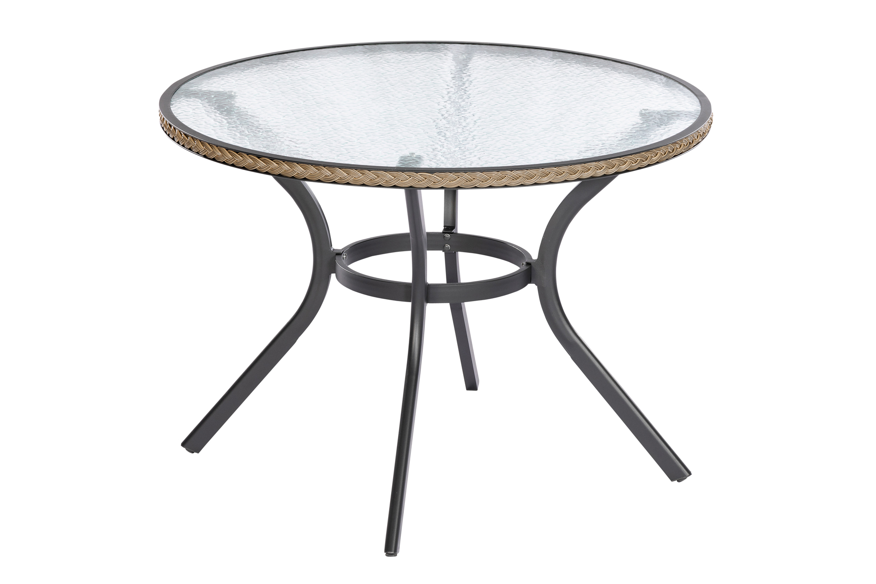 28211-211RsSTuV2fdTYxm Roma Set, 5tlg., Tisch rund Ø 100 cm