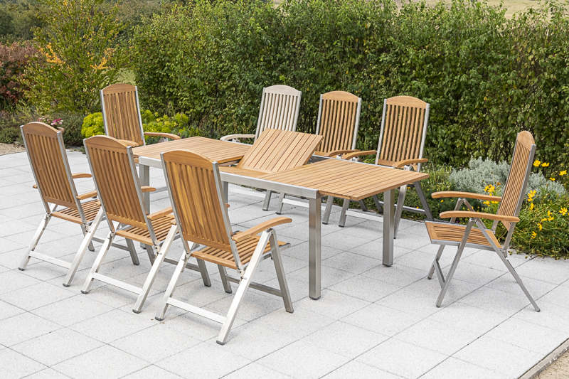 Keros-Set-17tlg-8x-22120-011-29516-602-22125-011-NB-2 Keros Set 17tlg. Ausziehtisch 180/240 x 100 cm