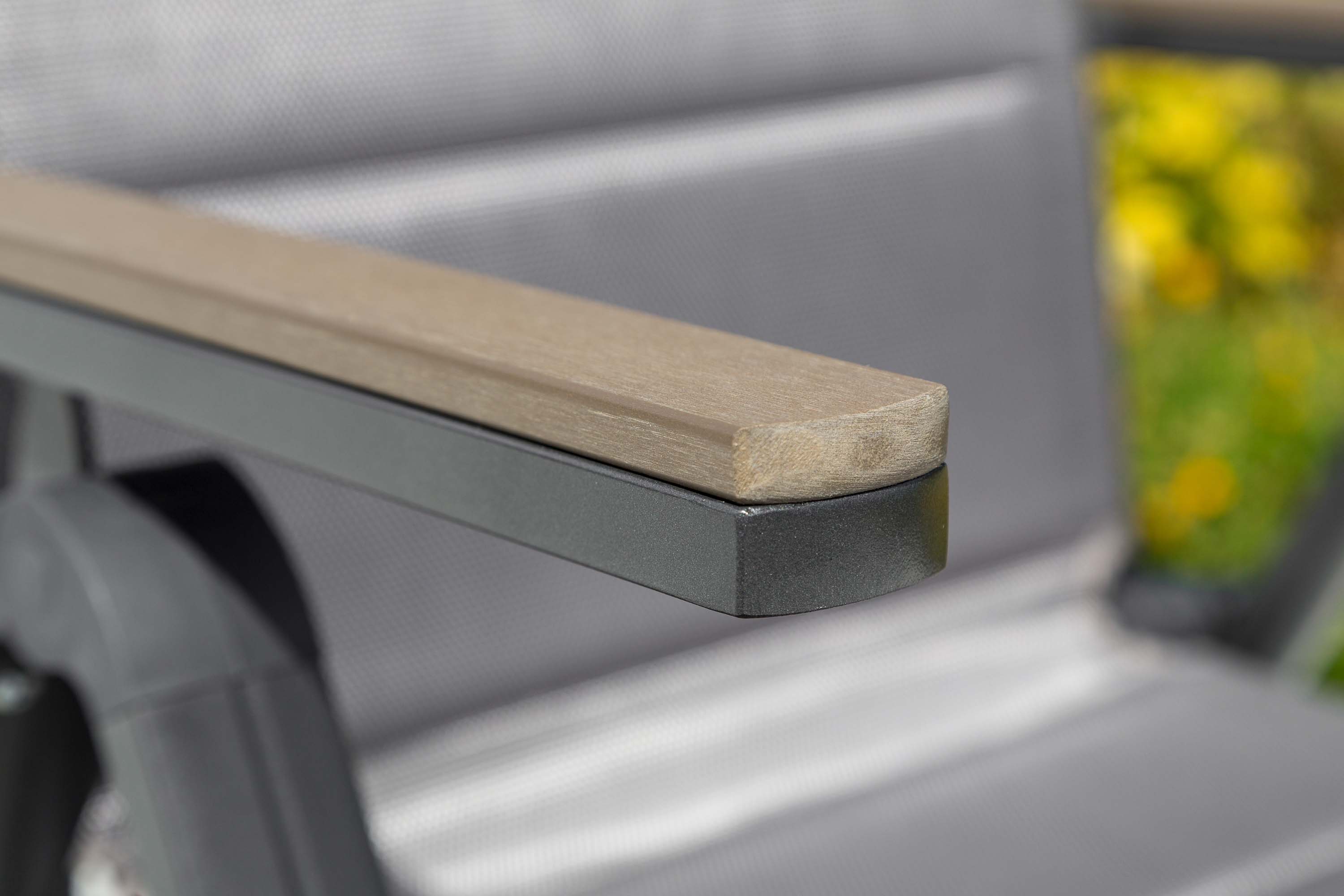 Trivero Set 5tlg., 4 Klappsessel, Tisch 150 x 90 cm Trivero Set 5tlg., 4 Klappsessel, Tisch 150 x 90 cm