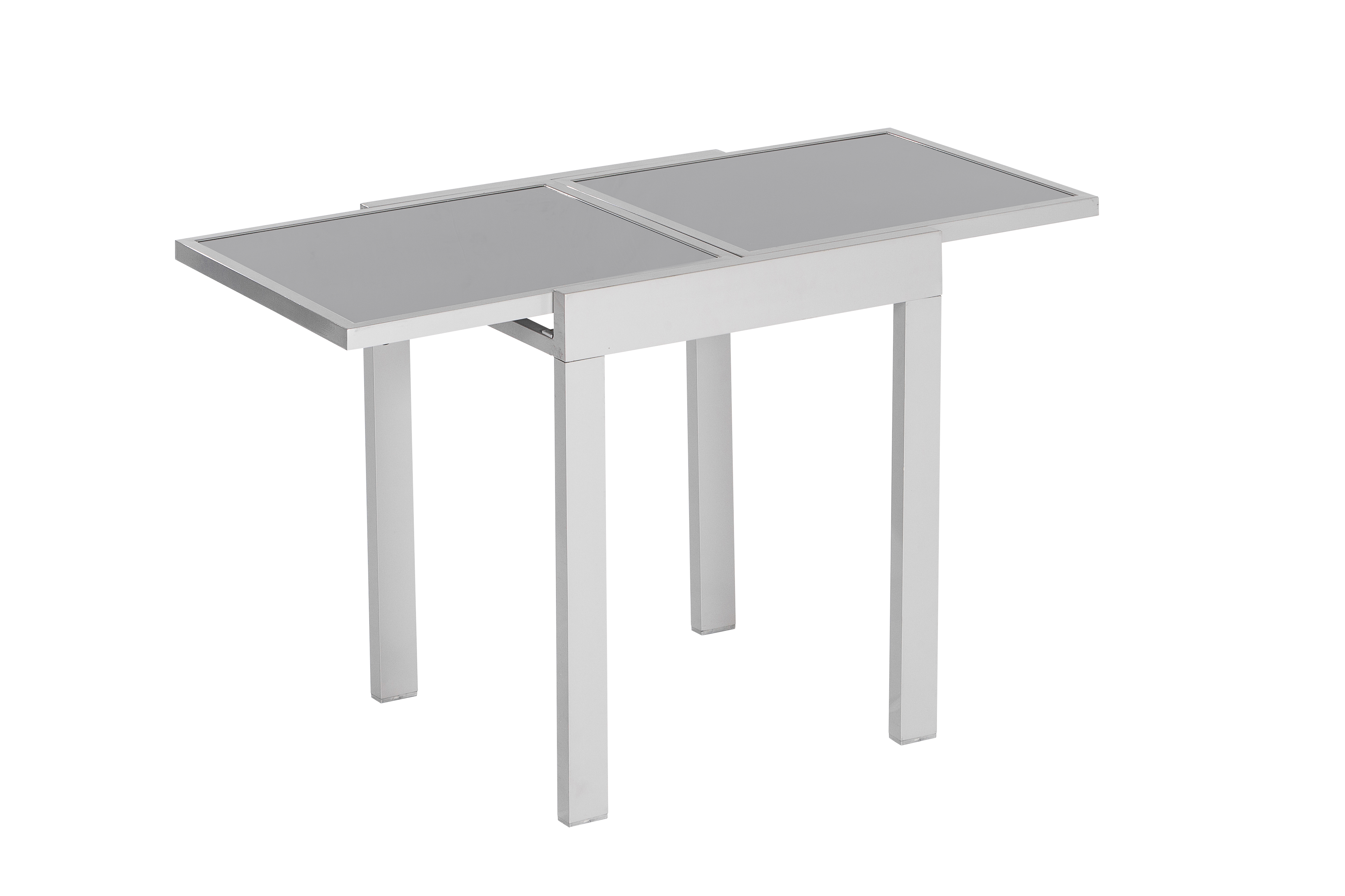 Amalfi Set, 3tlg., Ausziehtisch 65/130 x 65 cm