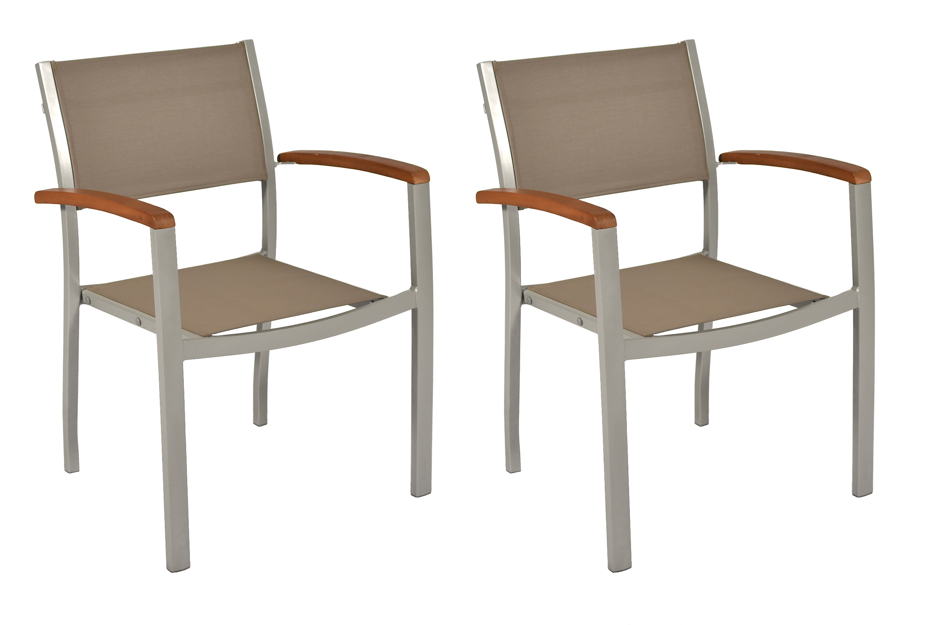 Naxos Stapelsessel 2er Set, grau Naxos Stapelsessel 2er Set, grau