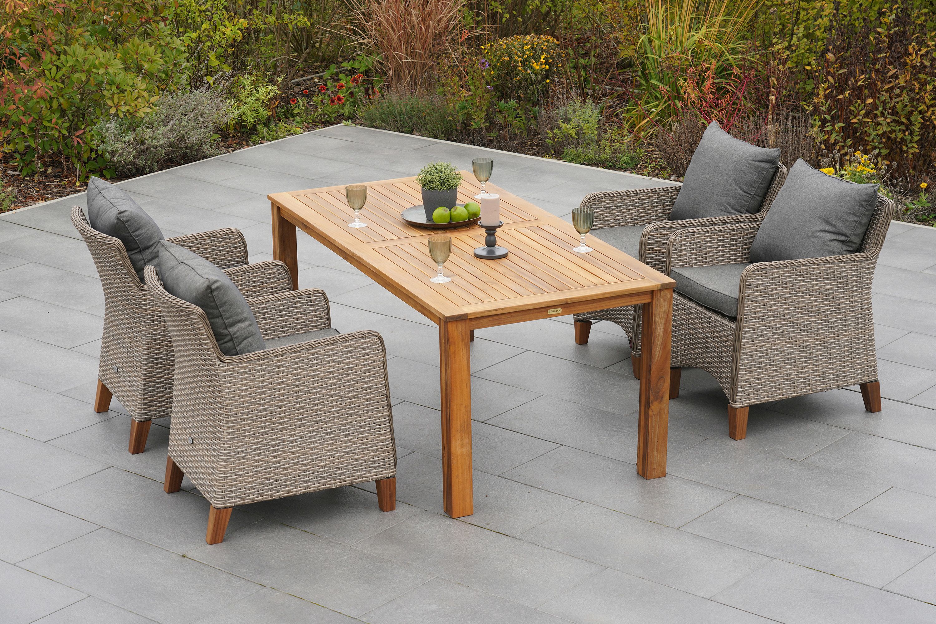 Avellino Set 5tlg. Tisch 185 x 90 cm