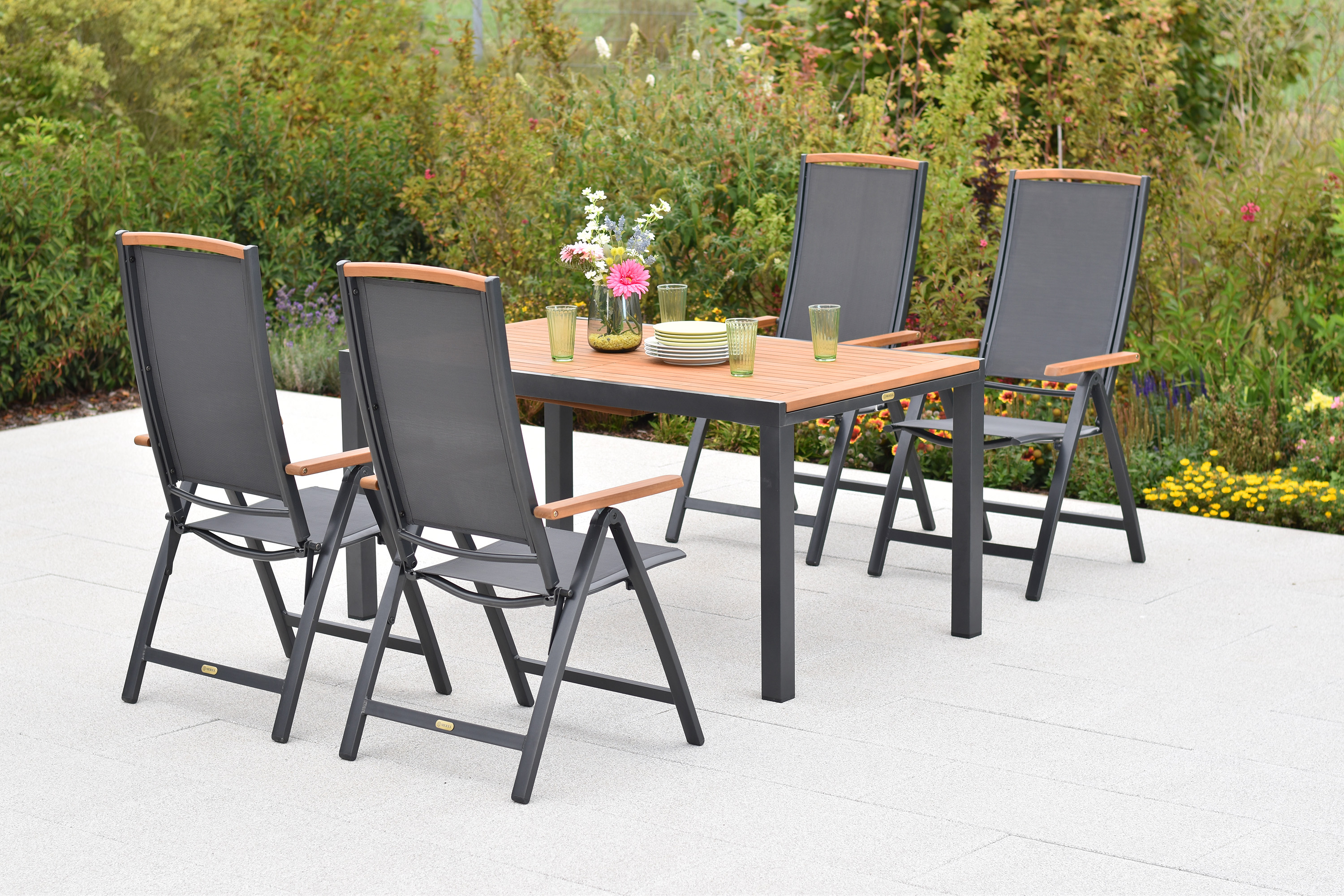 Siena Set, 5tlg., Tisch 150 x 90 cm Siena Set, 5tlg., Tisch 150 x 90 cm