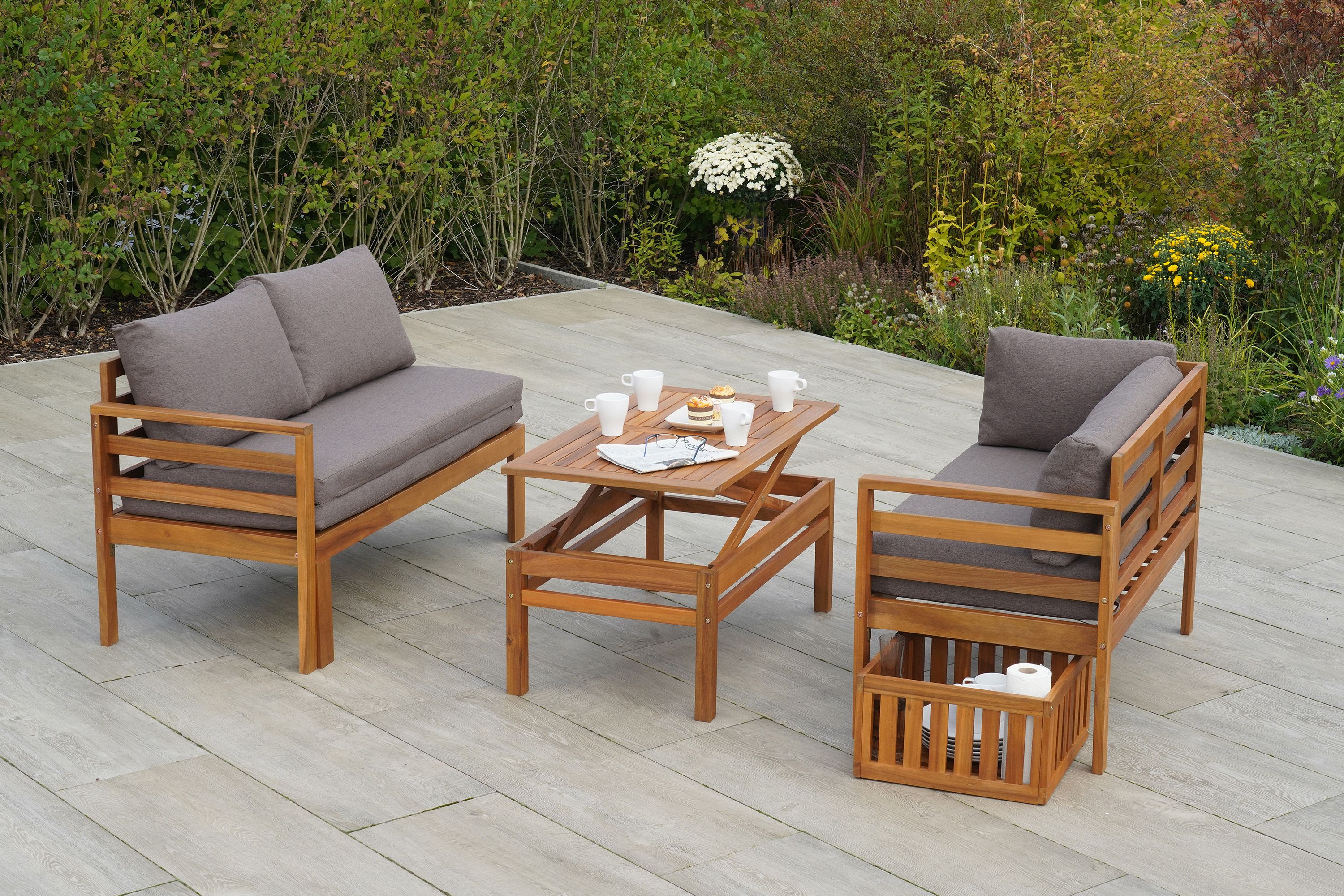 Brasilia Balkonset, inkl. Kissen