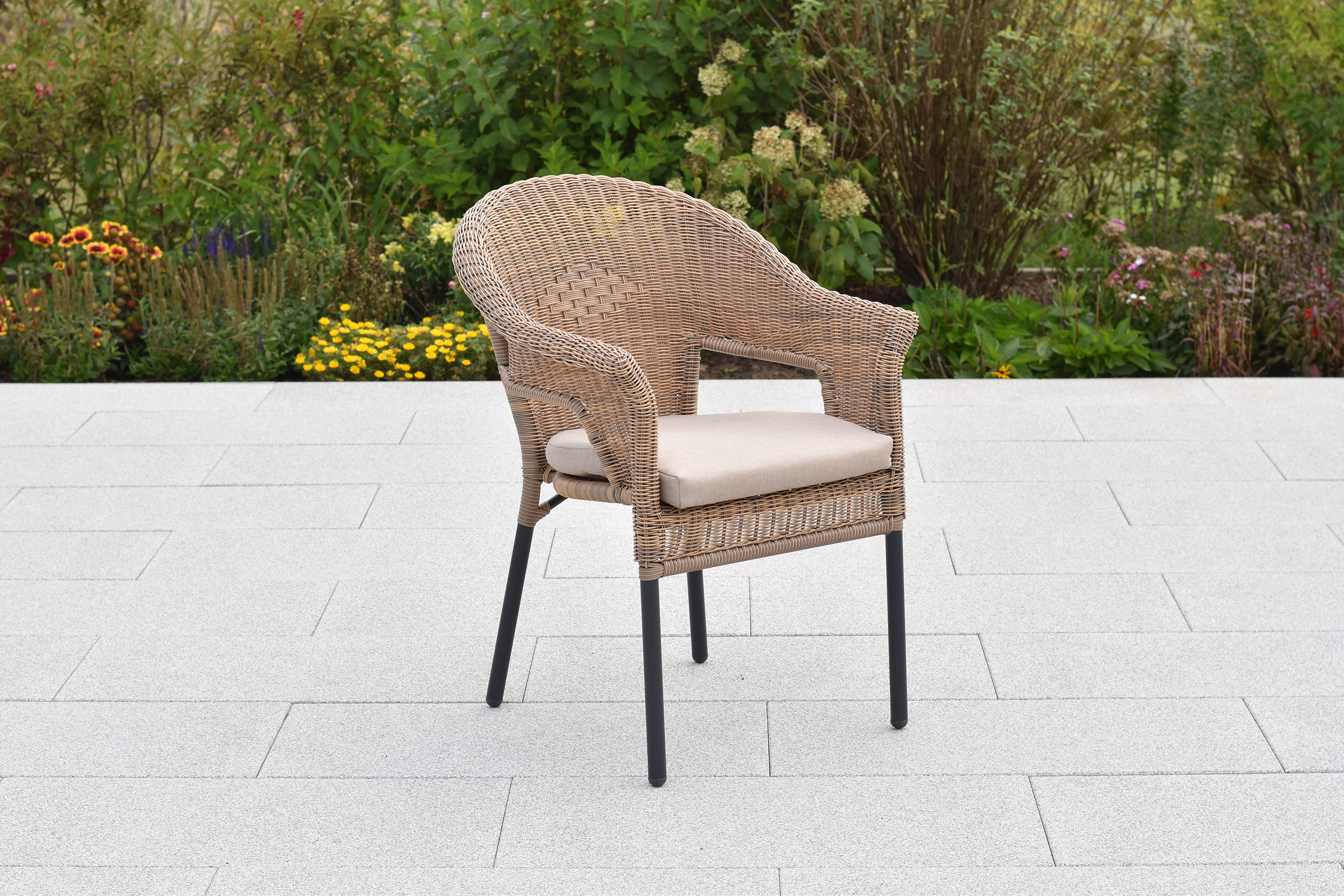 Ravenna Set, 9tlg., Tisch 150 x 85 cm, inkl. Kissen, beige Ravenna Set, 9tlg., Tisch 150 x 85 cm, inkl. Kissen, beige