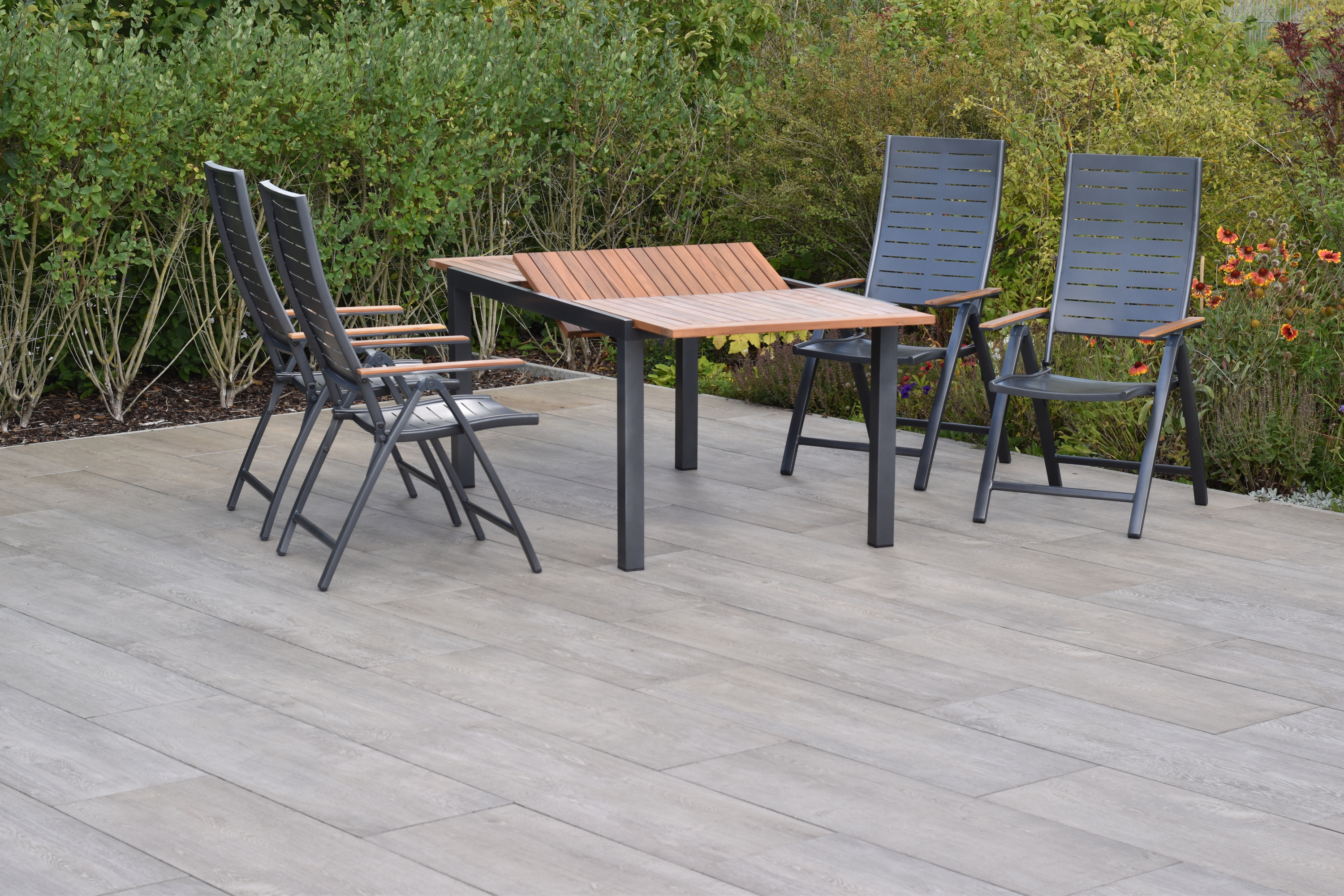 50804-217-2 Tinos Set, 5tlg., Ausziehtisch 150/200 x 90 cm