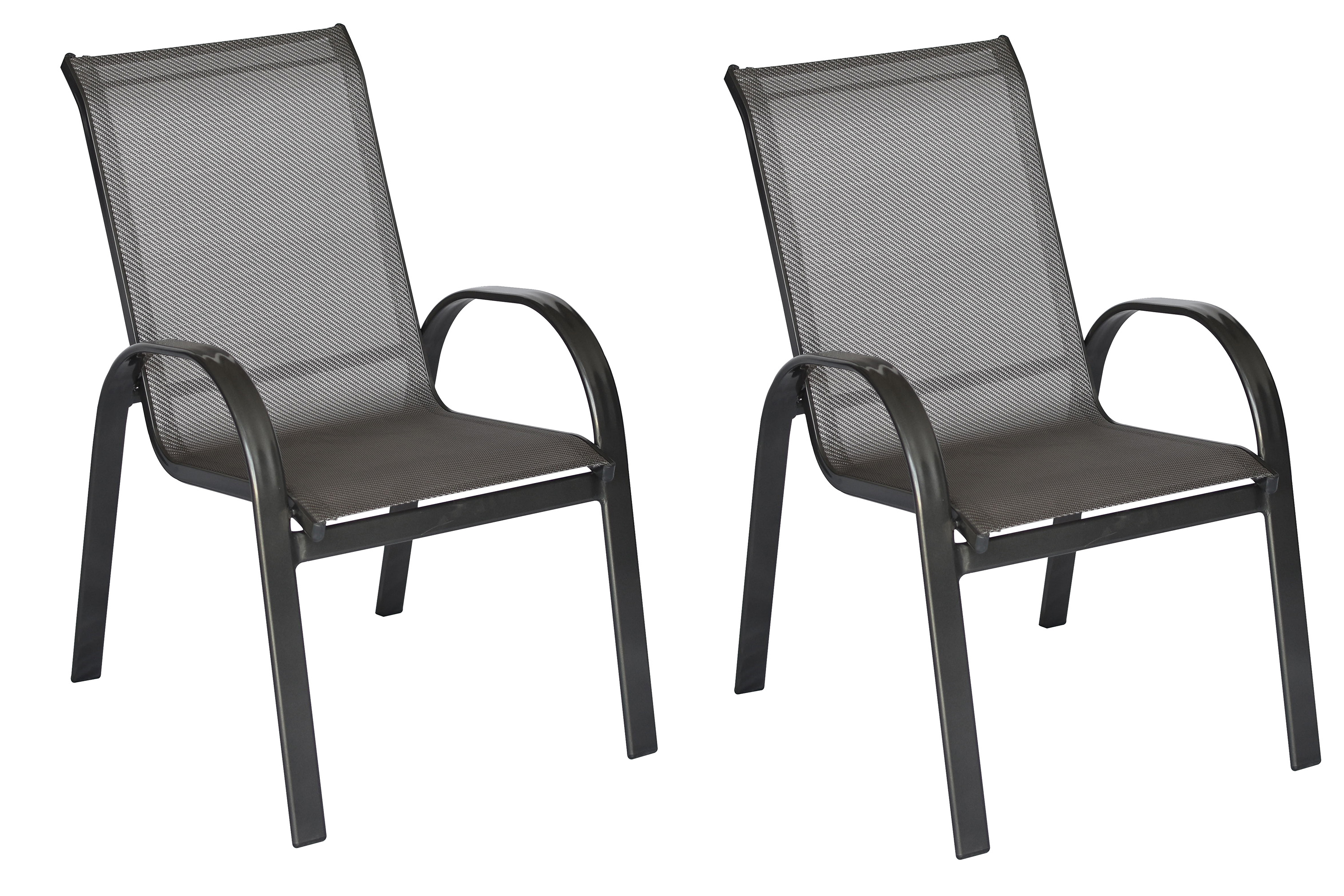 Amalfi Stapelsessel 2er Set, grau Amalfi Stapelsessel 2er Set, grau