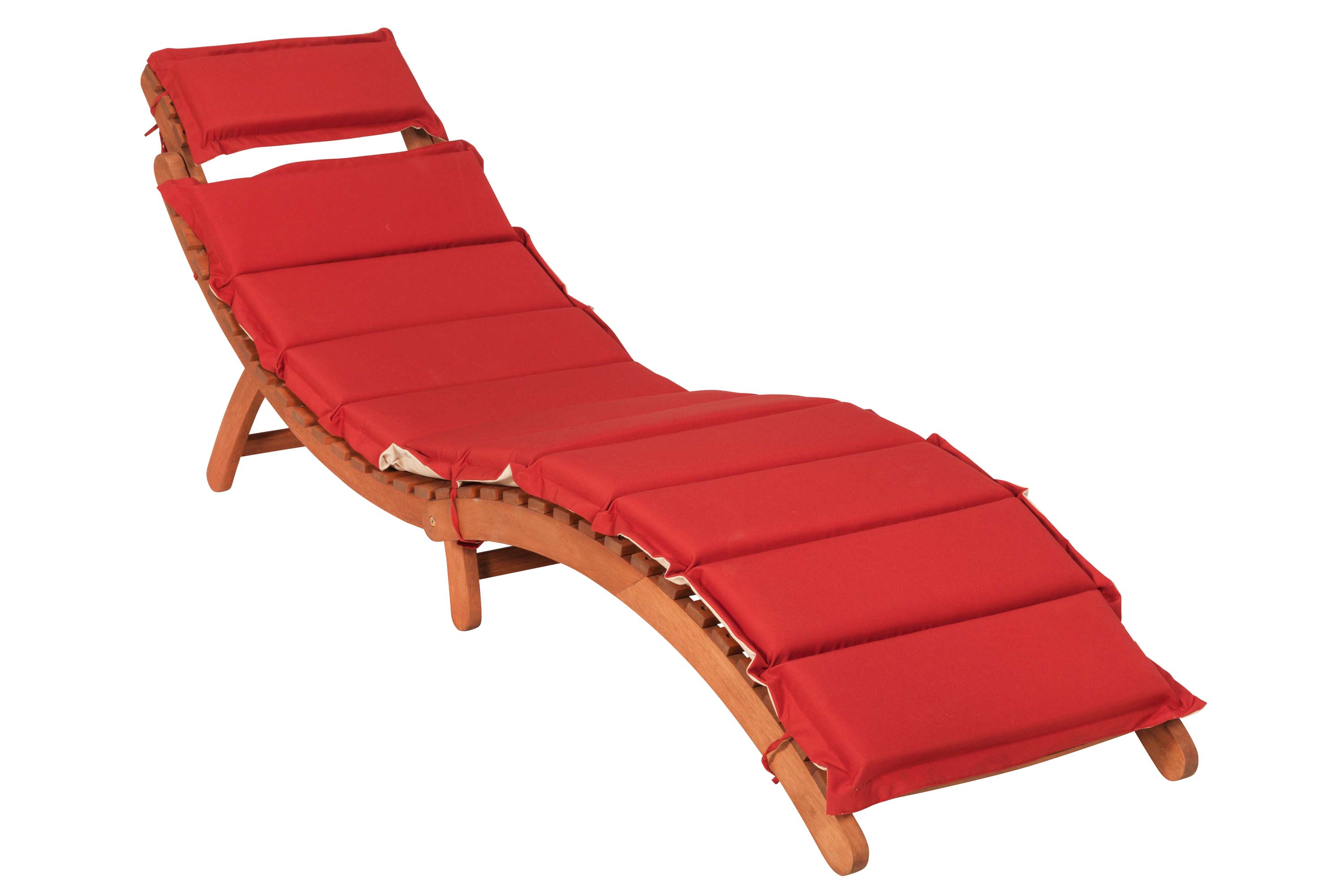 Ipanema Liege, mit Kissen, rot/beige