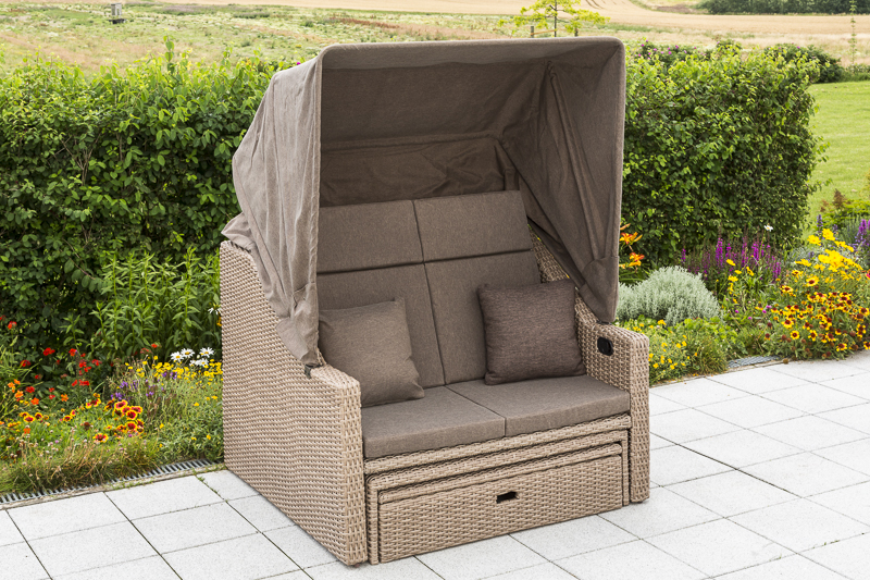 Rimini Bank Multifunktional, inkl. Abdeckhülle und Kissen