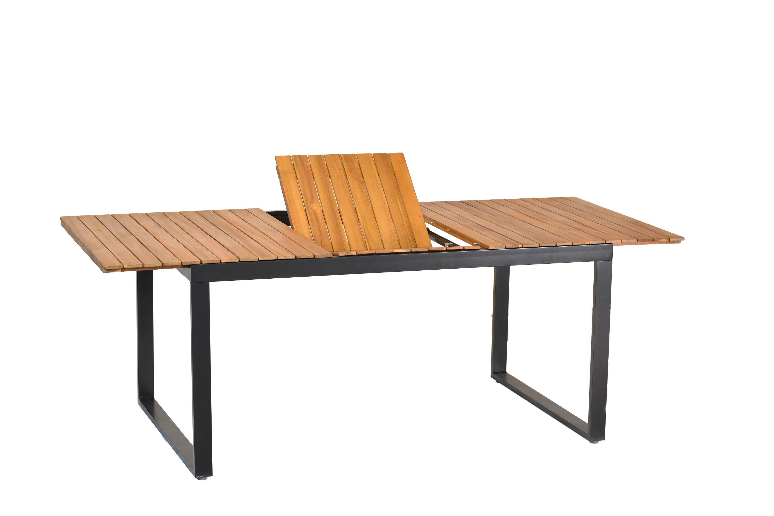 Santorin Set 5tlg., 4 Klappsessel, Ausziehtisch 150 (200) x 90 cm