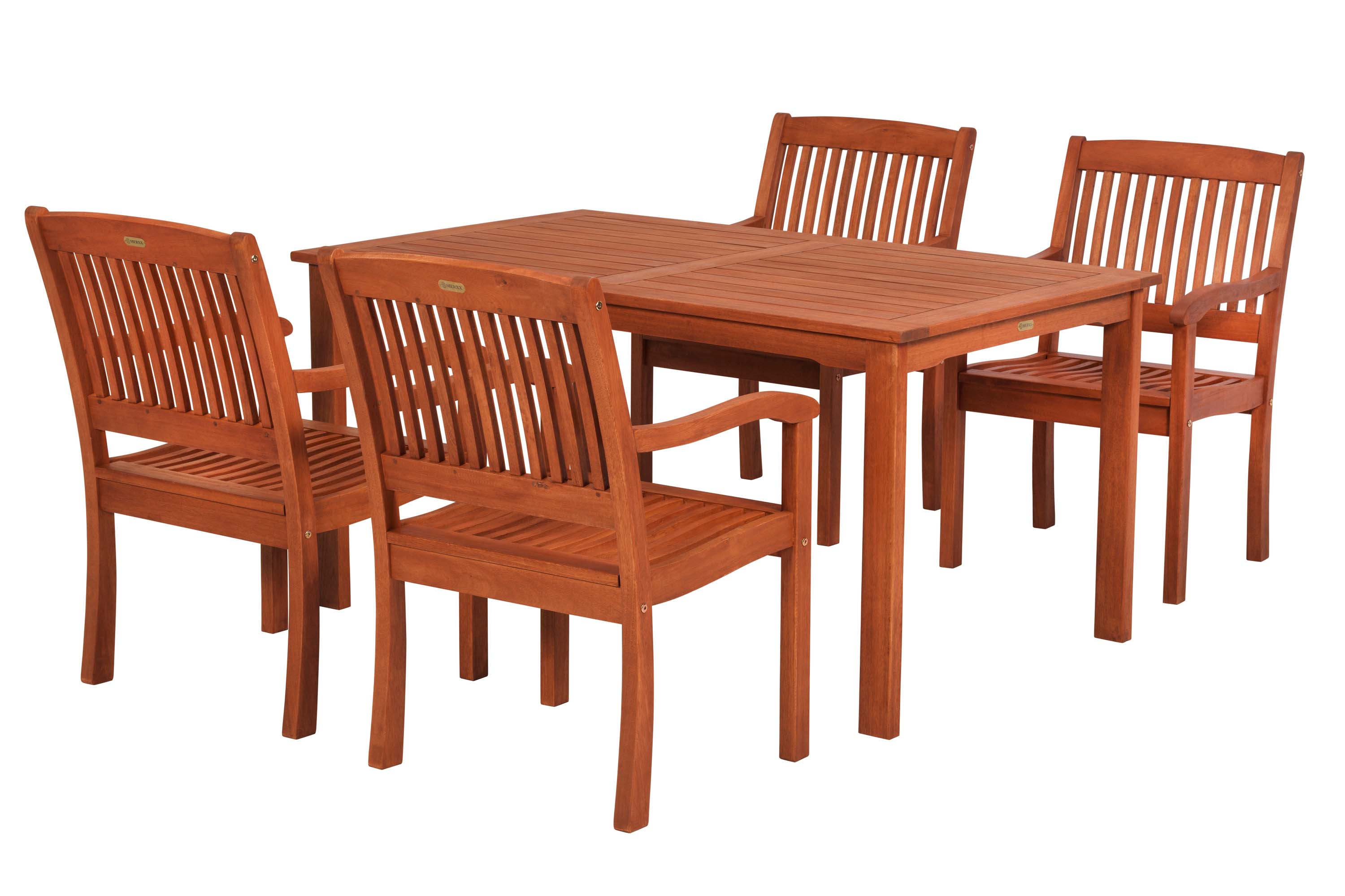 Maracaibo Set 5tlg., 4 Sessel, Tisch 150 x 90 cm