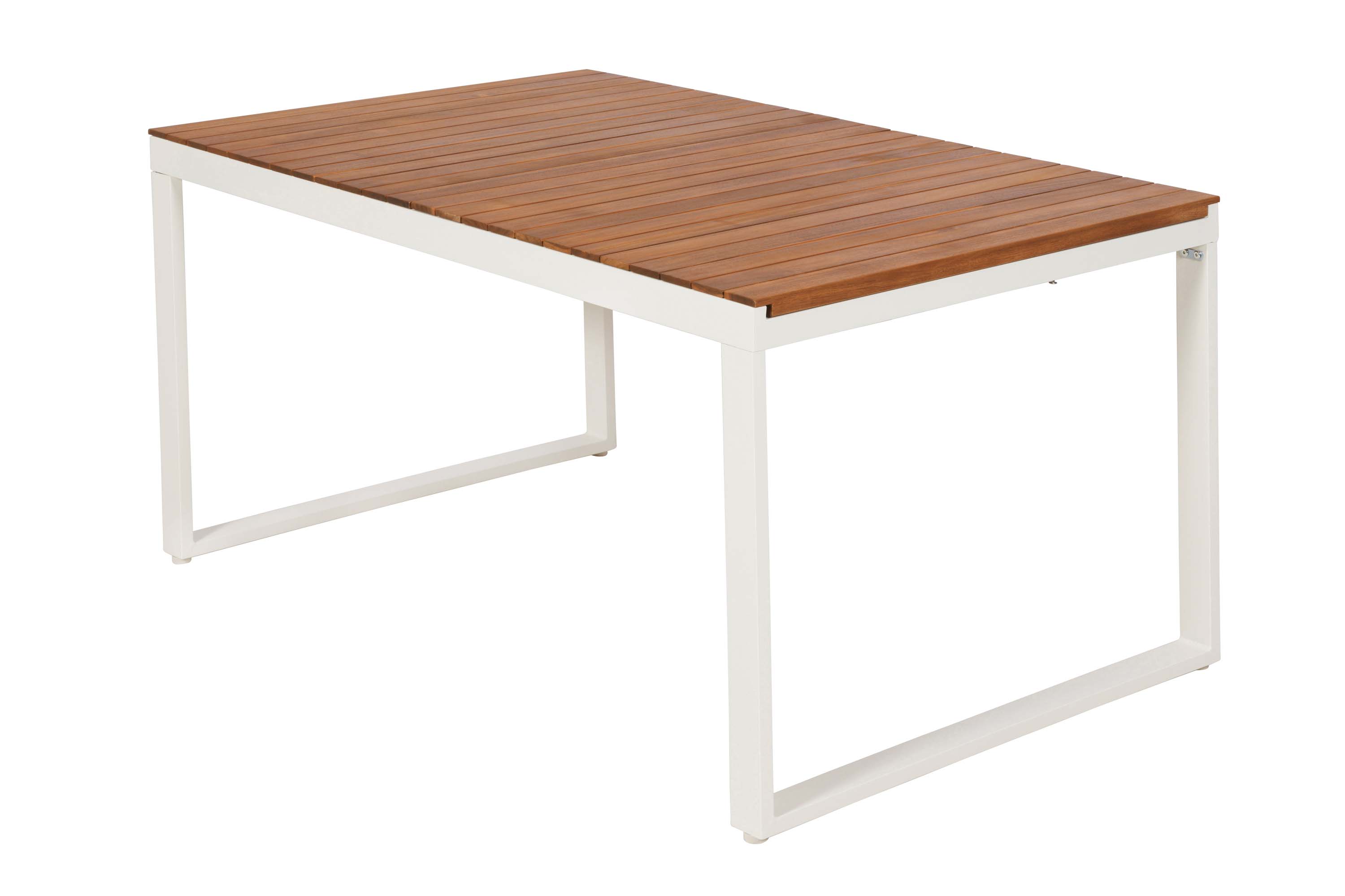 Naxos Ausziehtisch 150 (200) x 90 cm, weiß