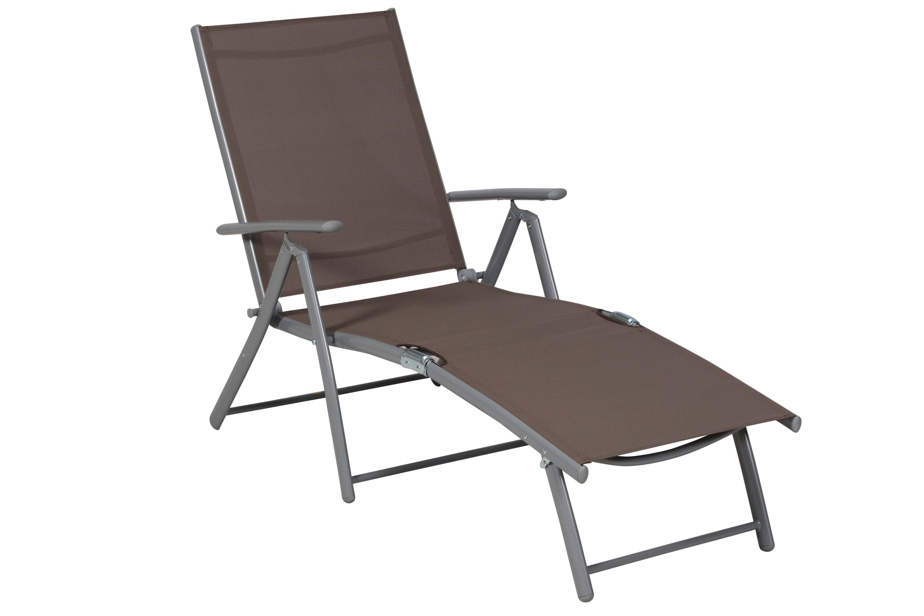 Deckchair, inkl. Kopfkissen, taupe