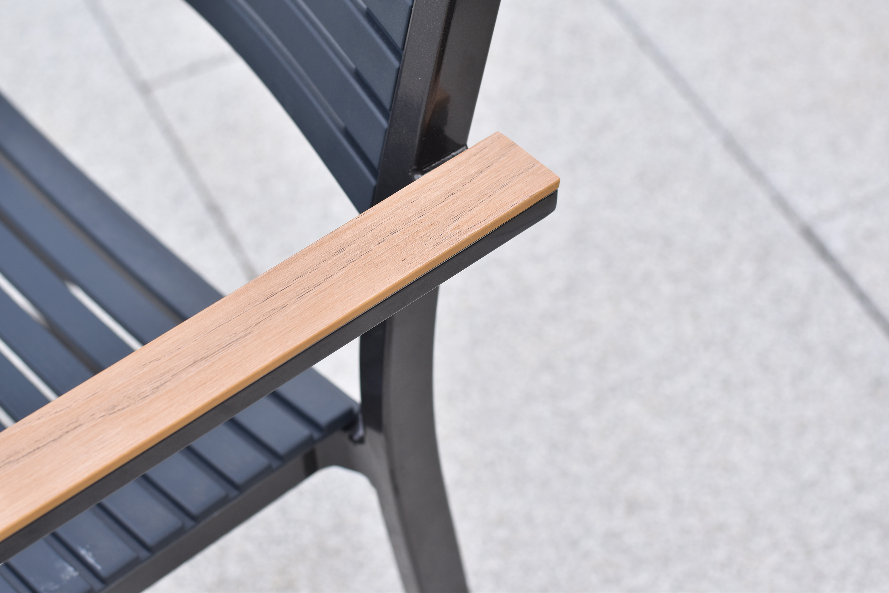 Paliano Set, 7tlg., Tisch 156 x 90 cm, Tischplatte aus Kunststoff in Holzoptik Paliano Set, 7tlg., Tisch 156 x 90 cm, Tischplatte aus Kunststoff in Holzoptik