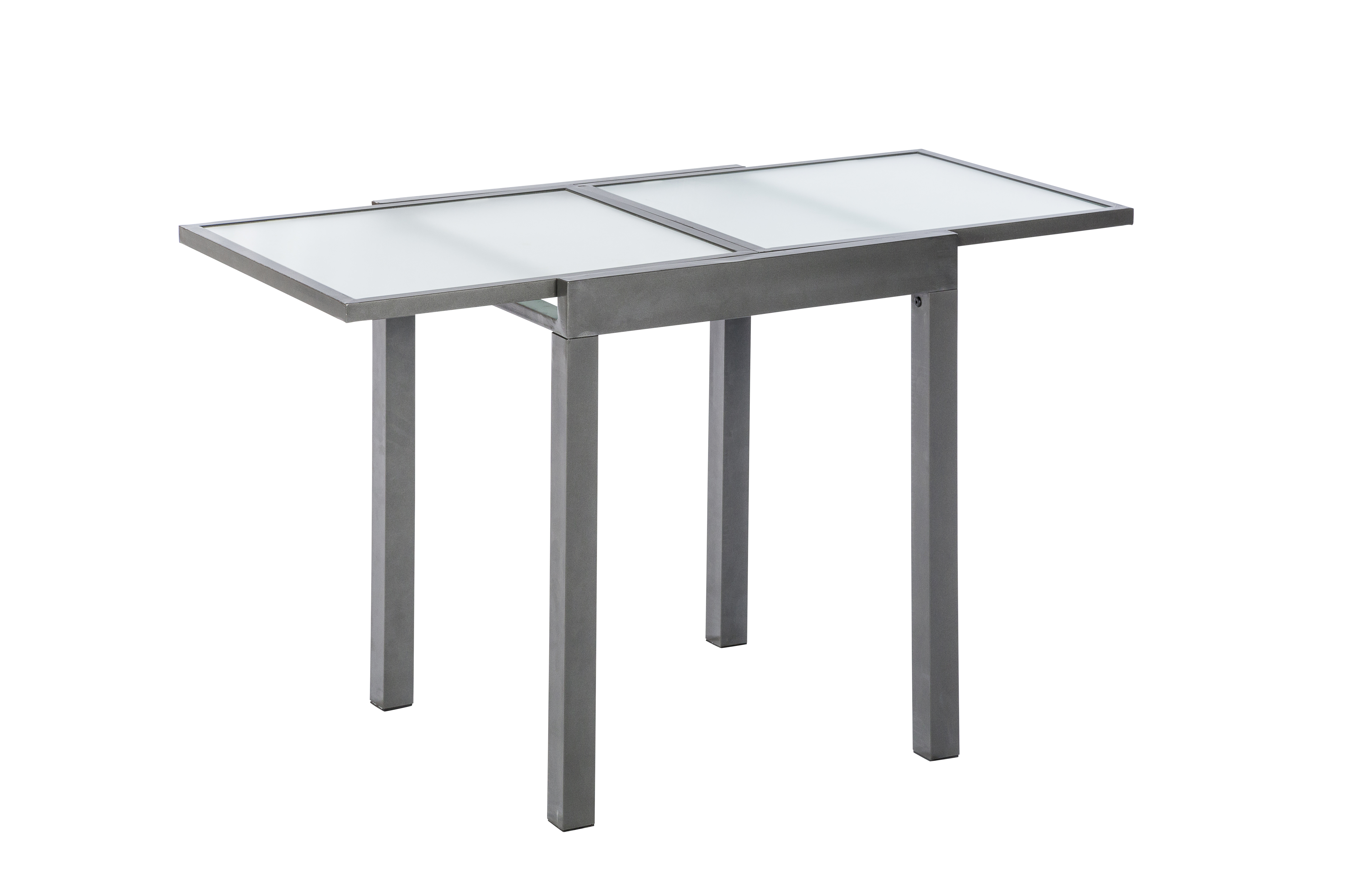 Milano Set, 3tlg., Balkonausziehtisch 65/130 x 65 cm Milano Set, 3tlg., Balkonausziehtisch 65/130 x 65 cm