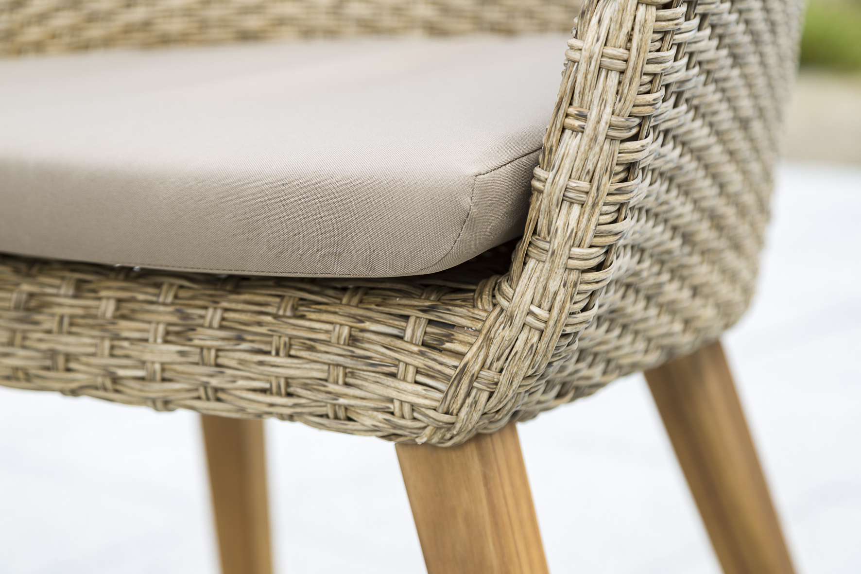 50897-259-6 Aronne Set, 7tlg., Doppel-Ausziehtisch 180/220/260 x 100 cm, inkl. Kissen,